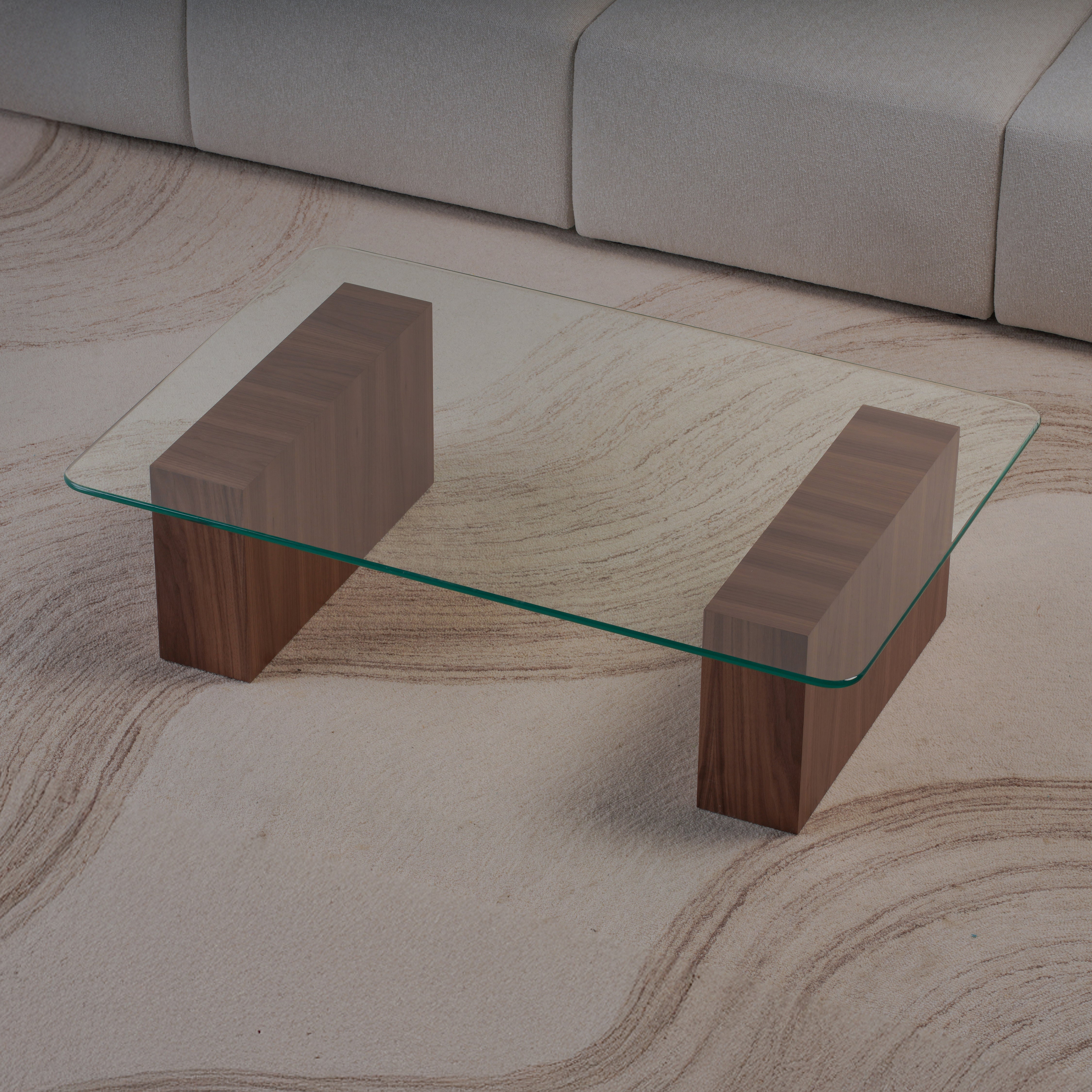 Block Coffee Table - Wood