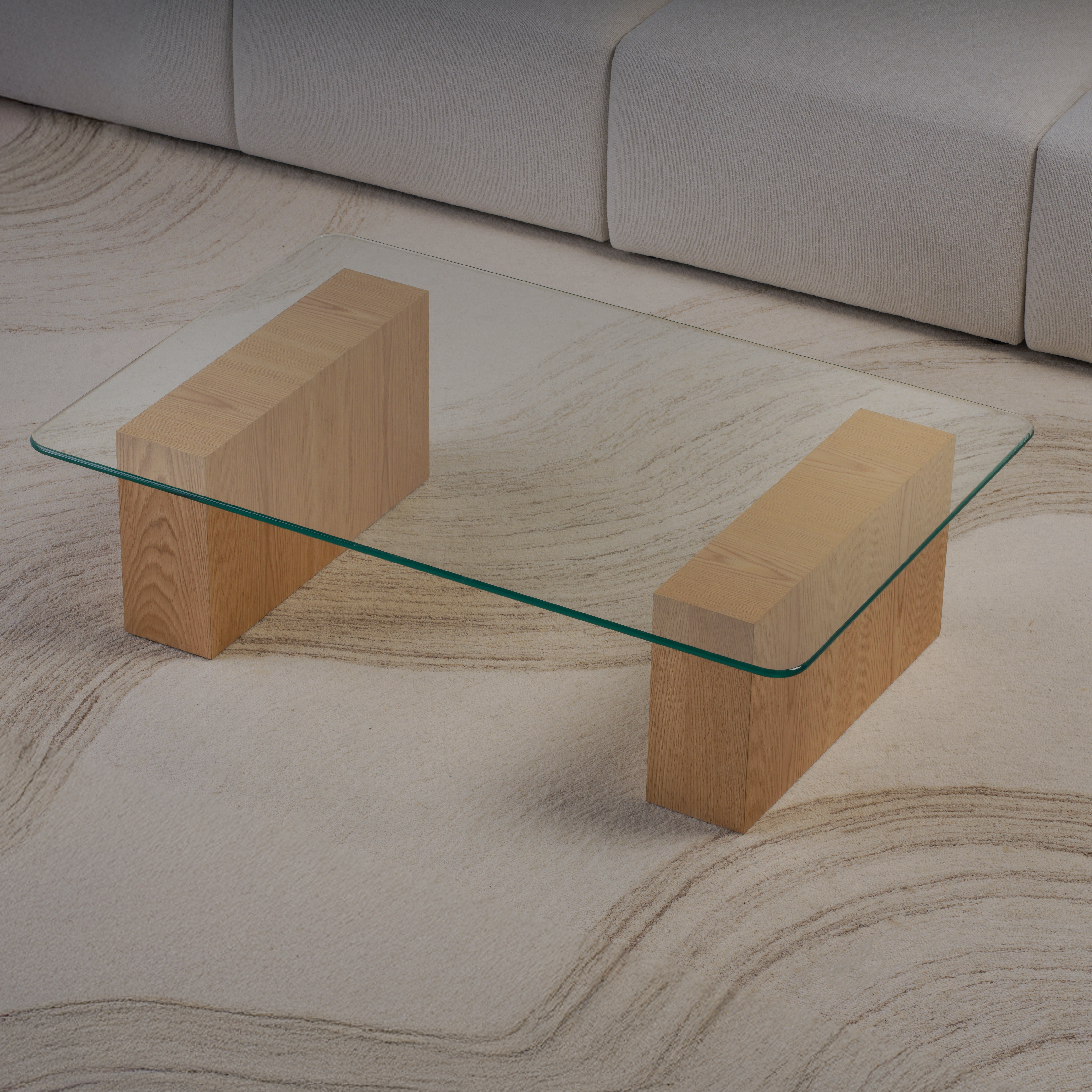 Block Coffee Table - Wood