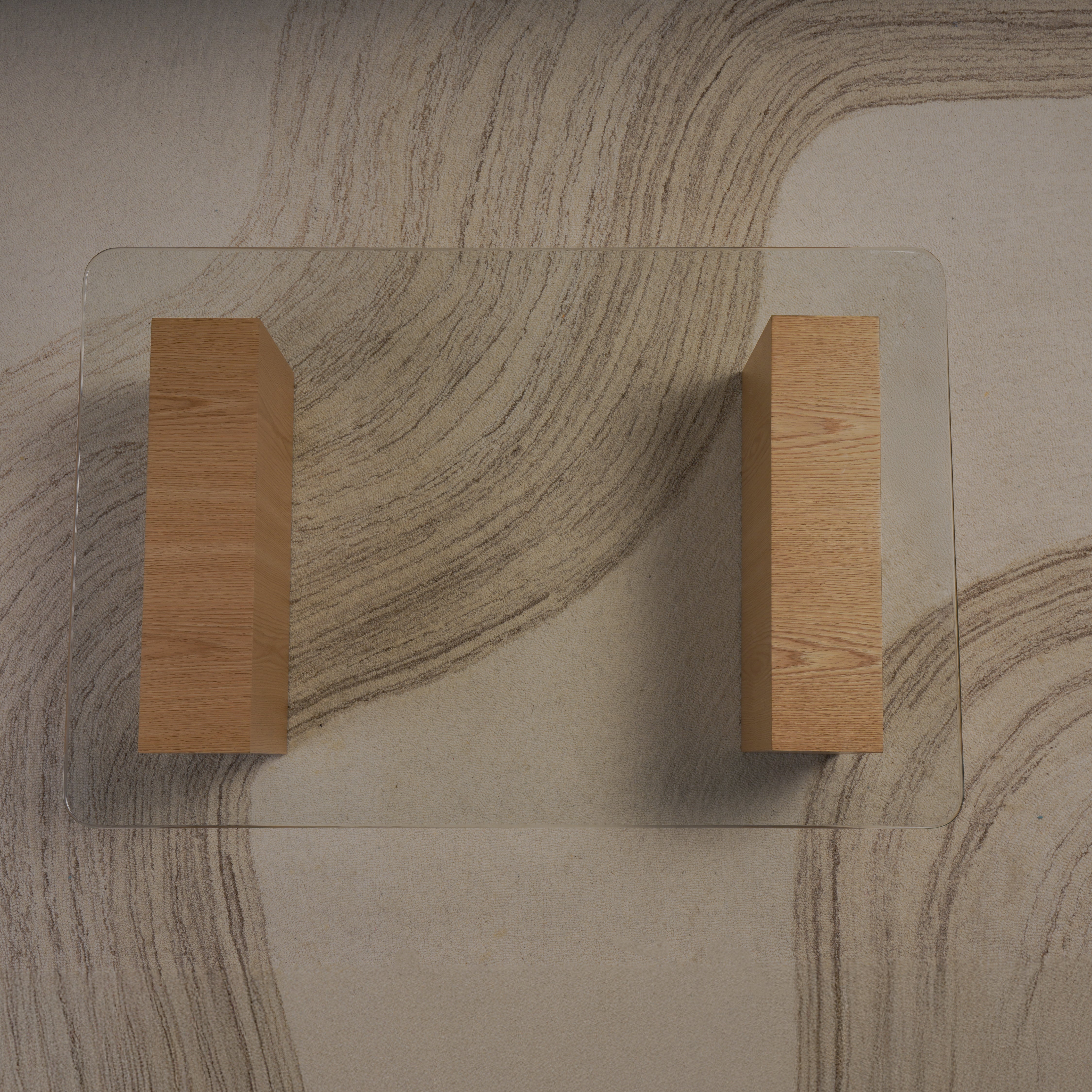 Block Coffee Table - Wood