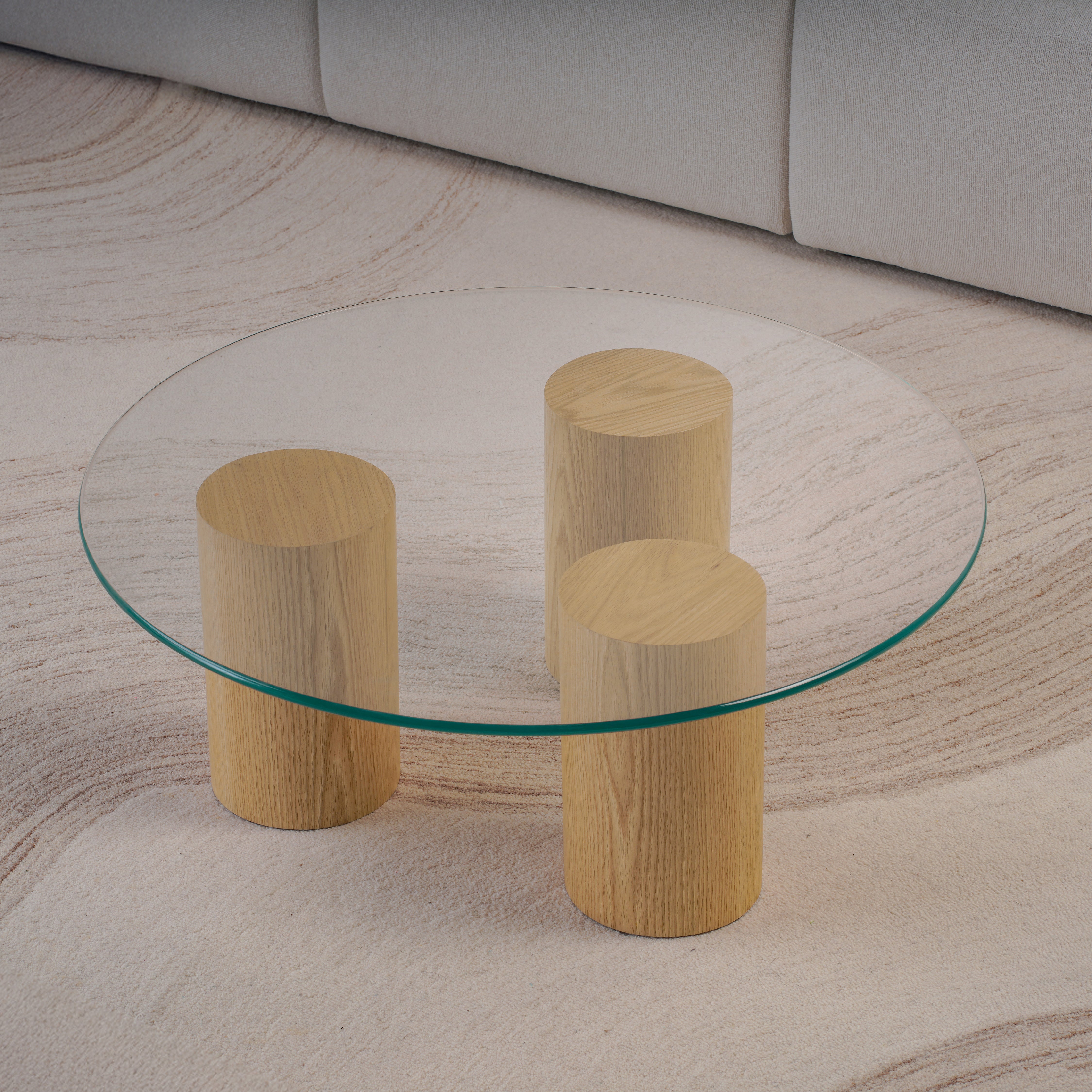 Circle Coffee Table - Wood