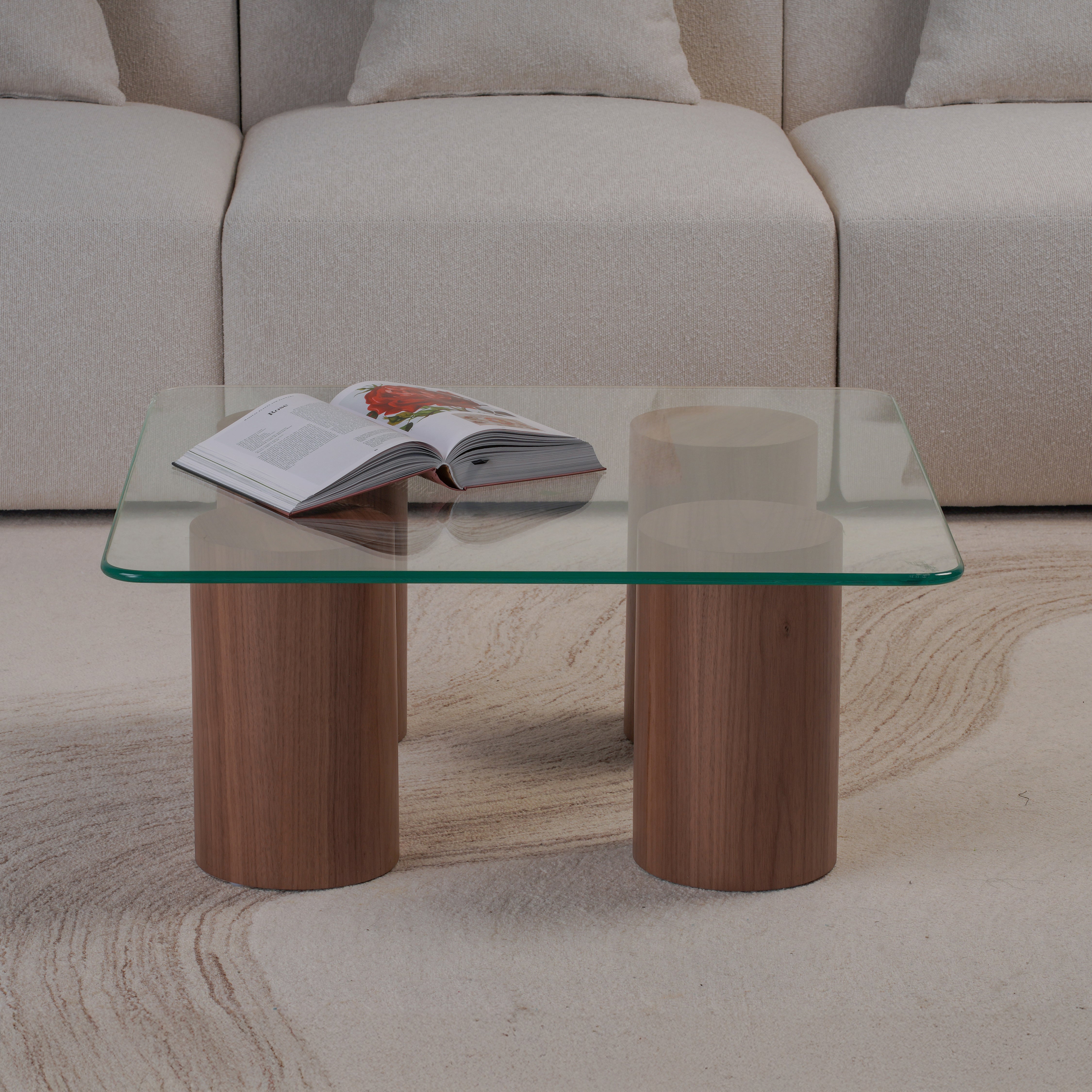 Square Coffee Table - Wood