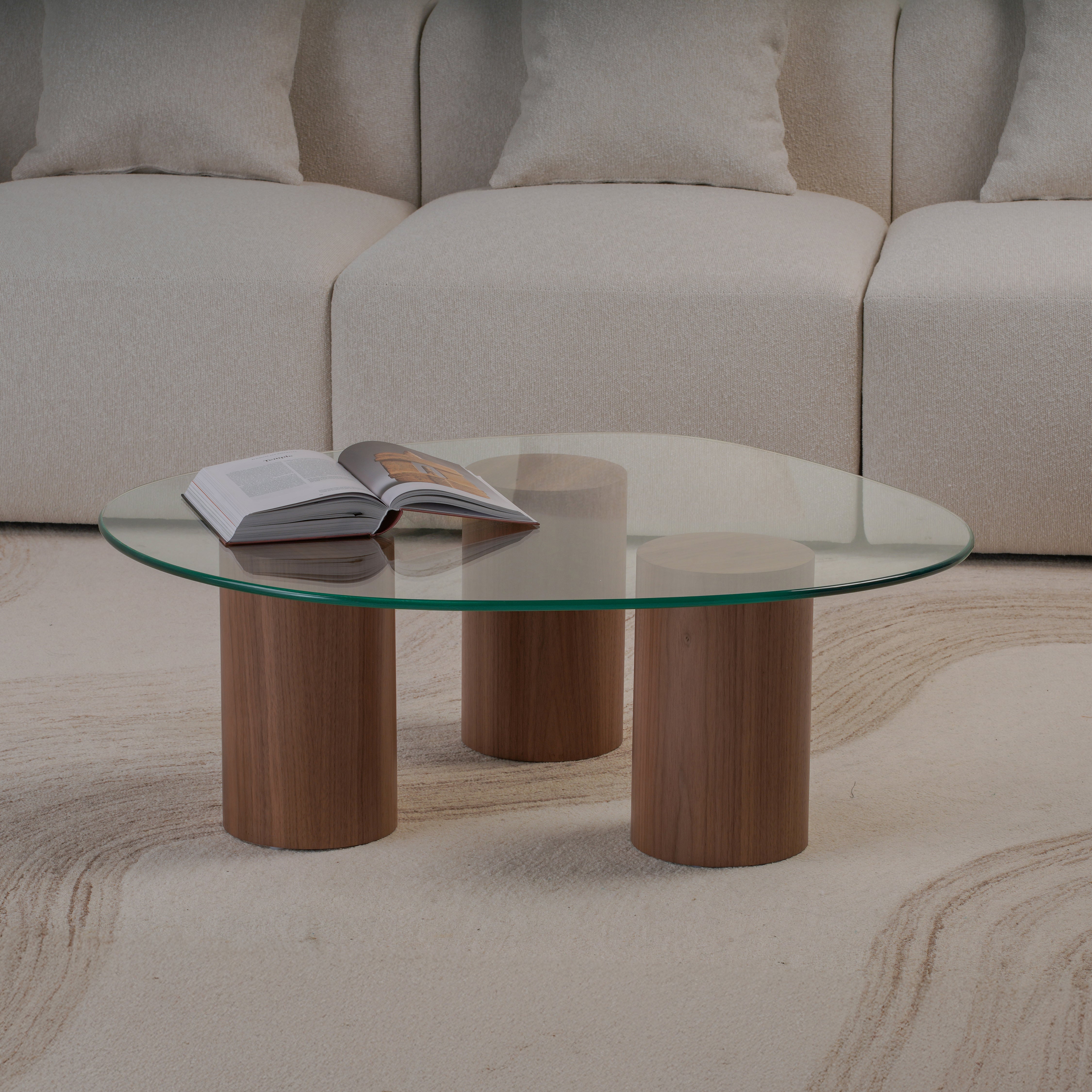 Pebble Coffee Table - Wood