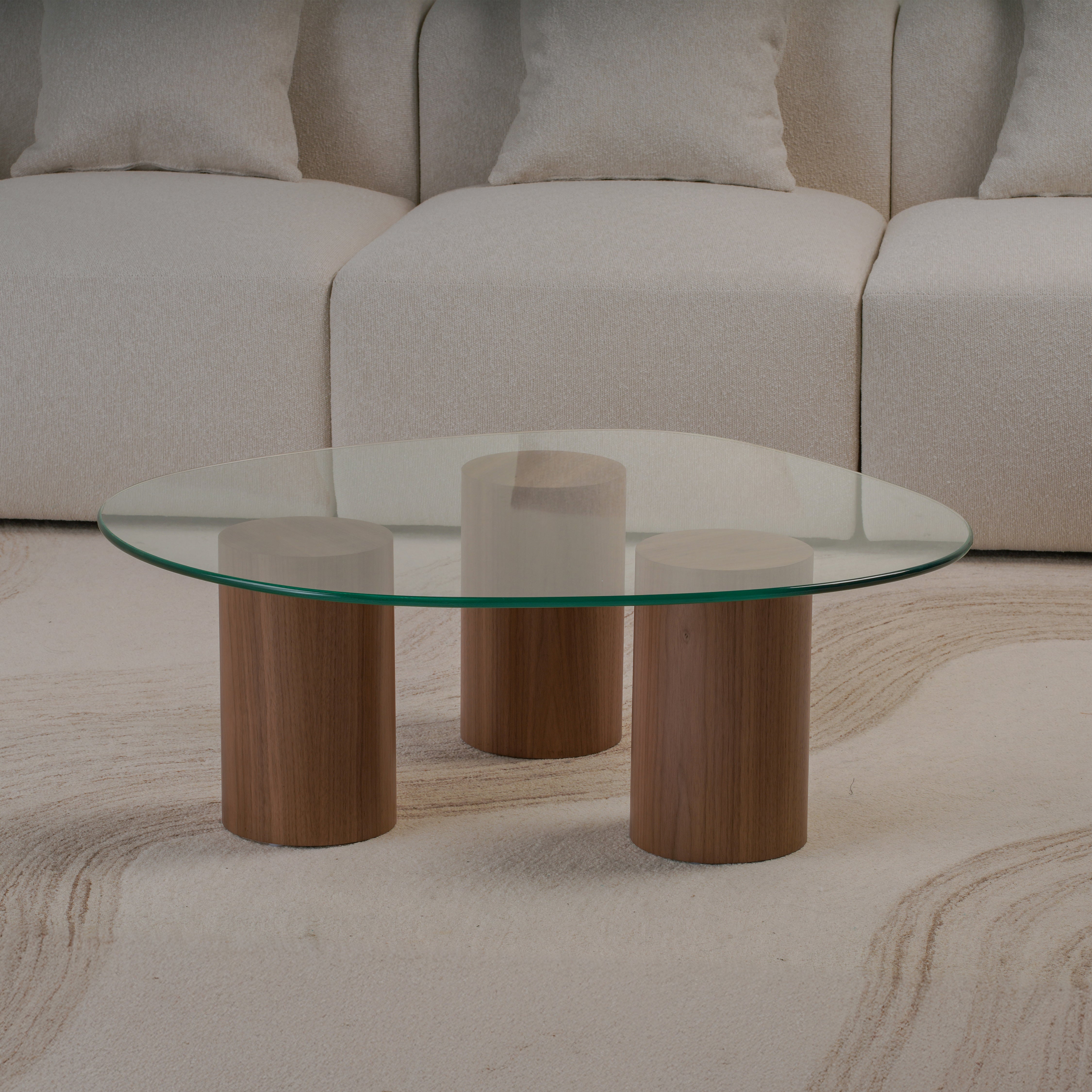 Pebble Coffee Table - Wood