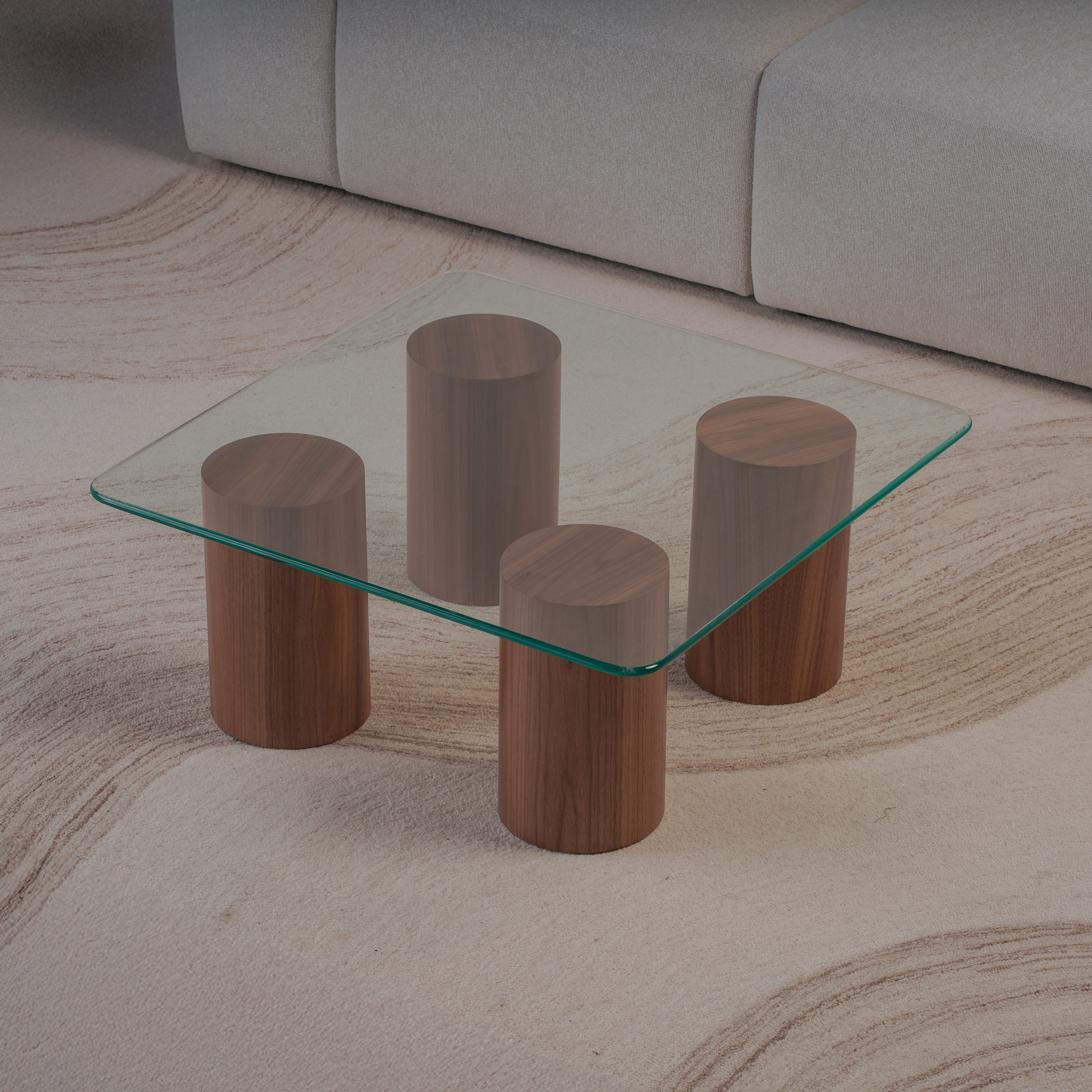 Square Coffee Table - Wood