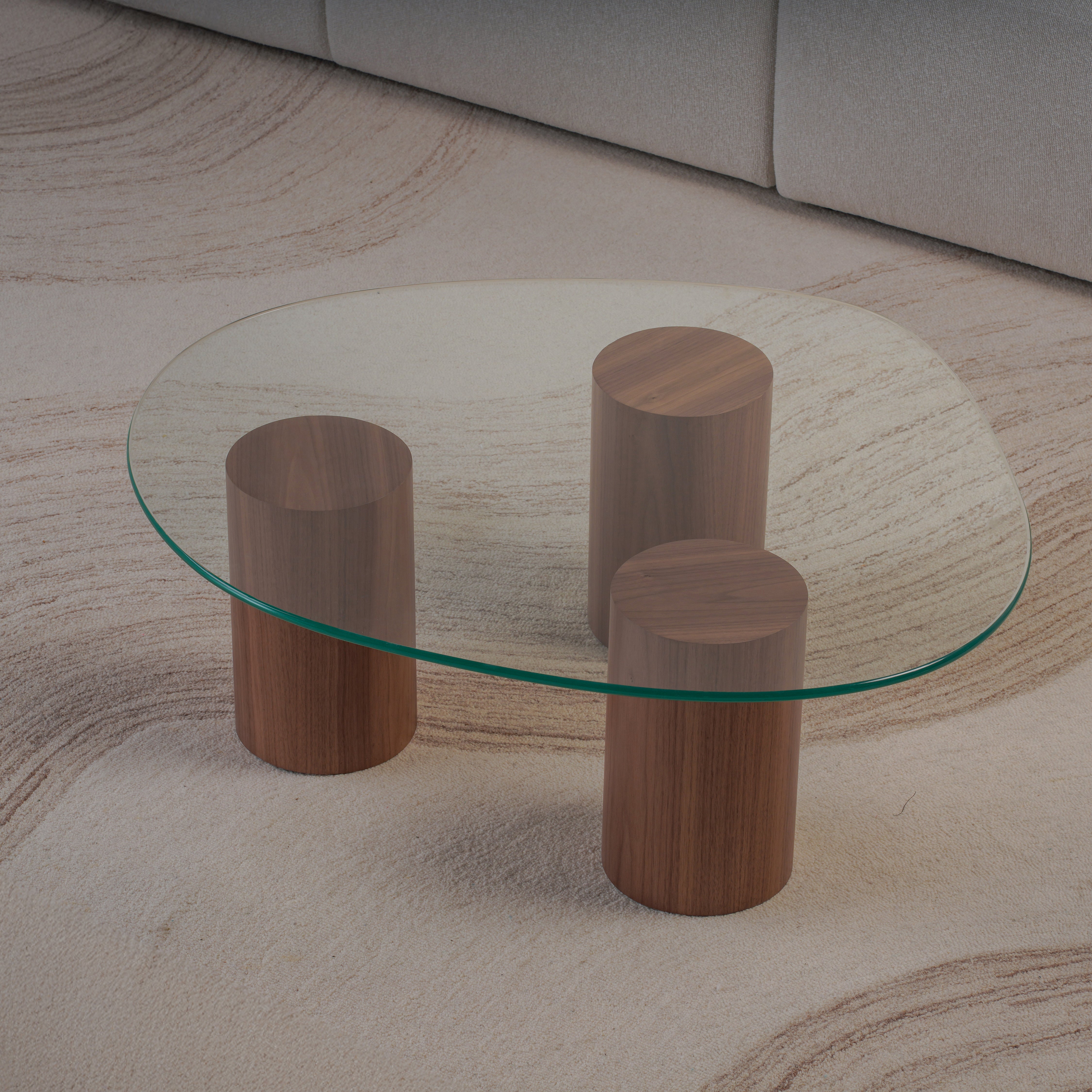 Pebble Coffee Table - Wood