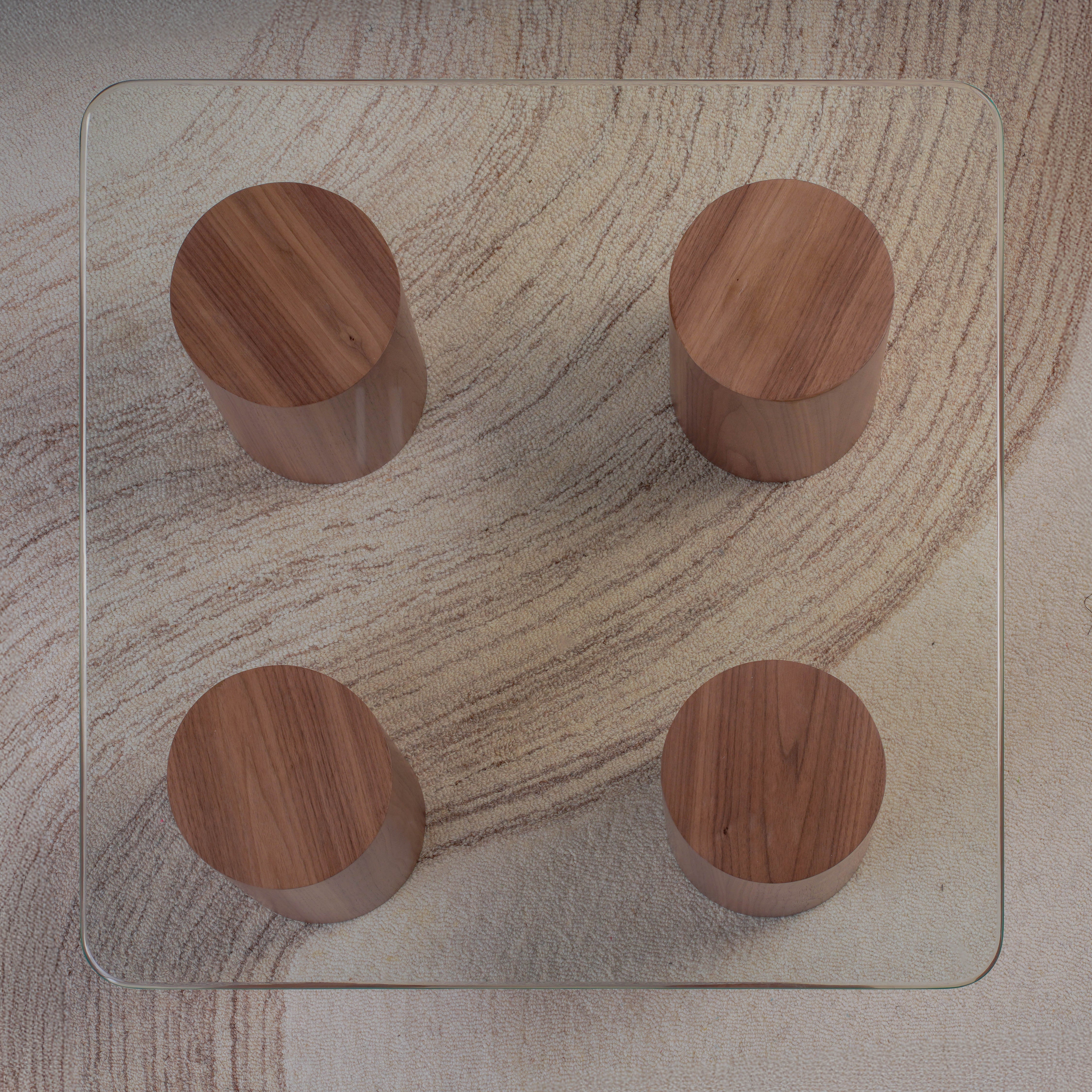 Square Coffee Table - Wood