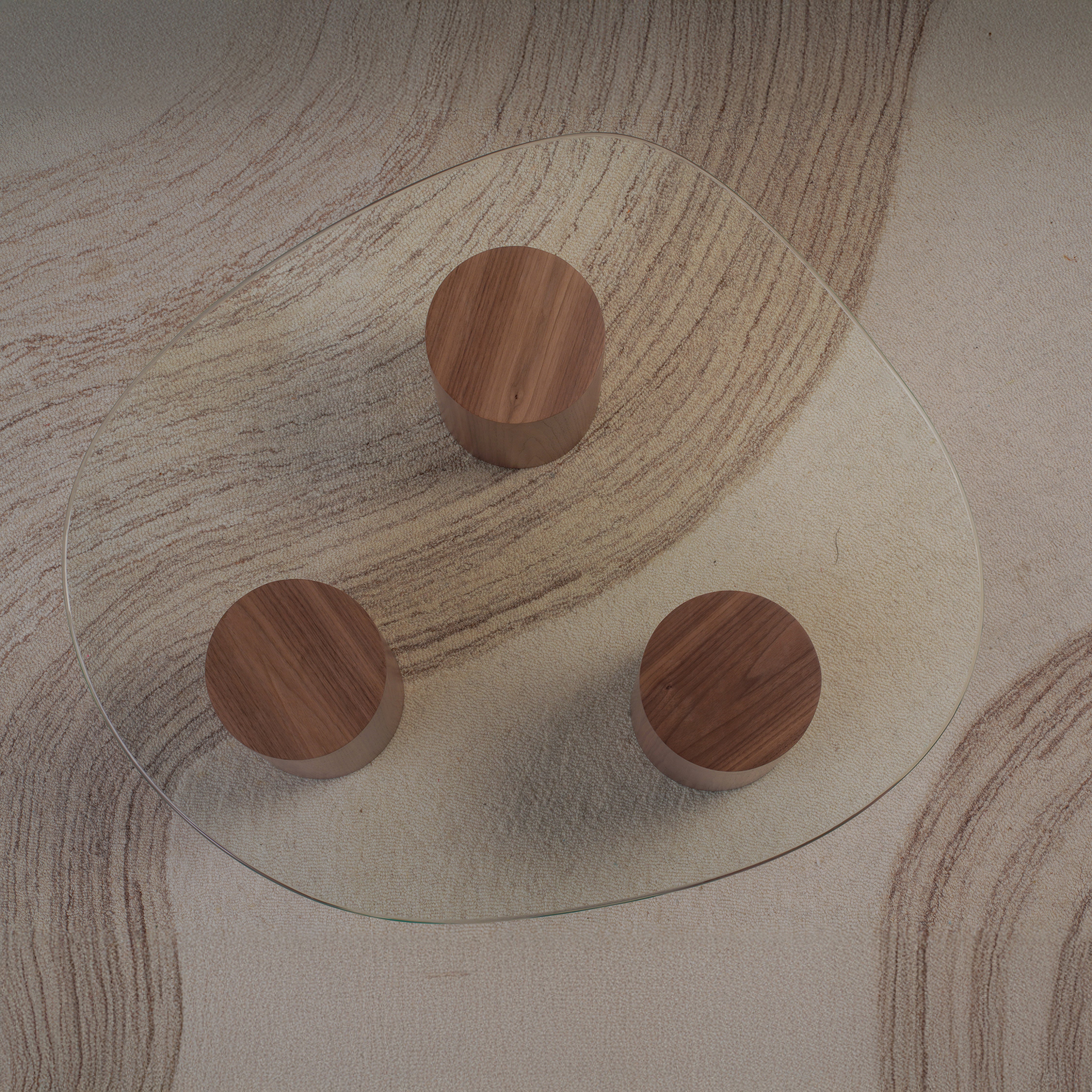 Pebble Coffee Table - Wood