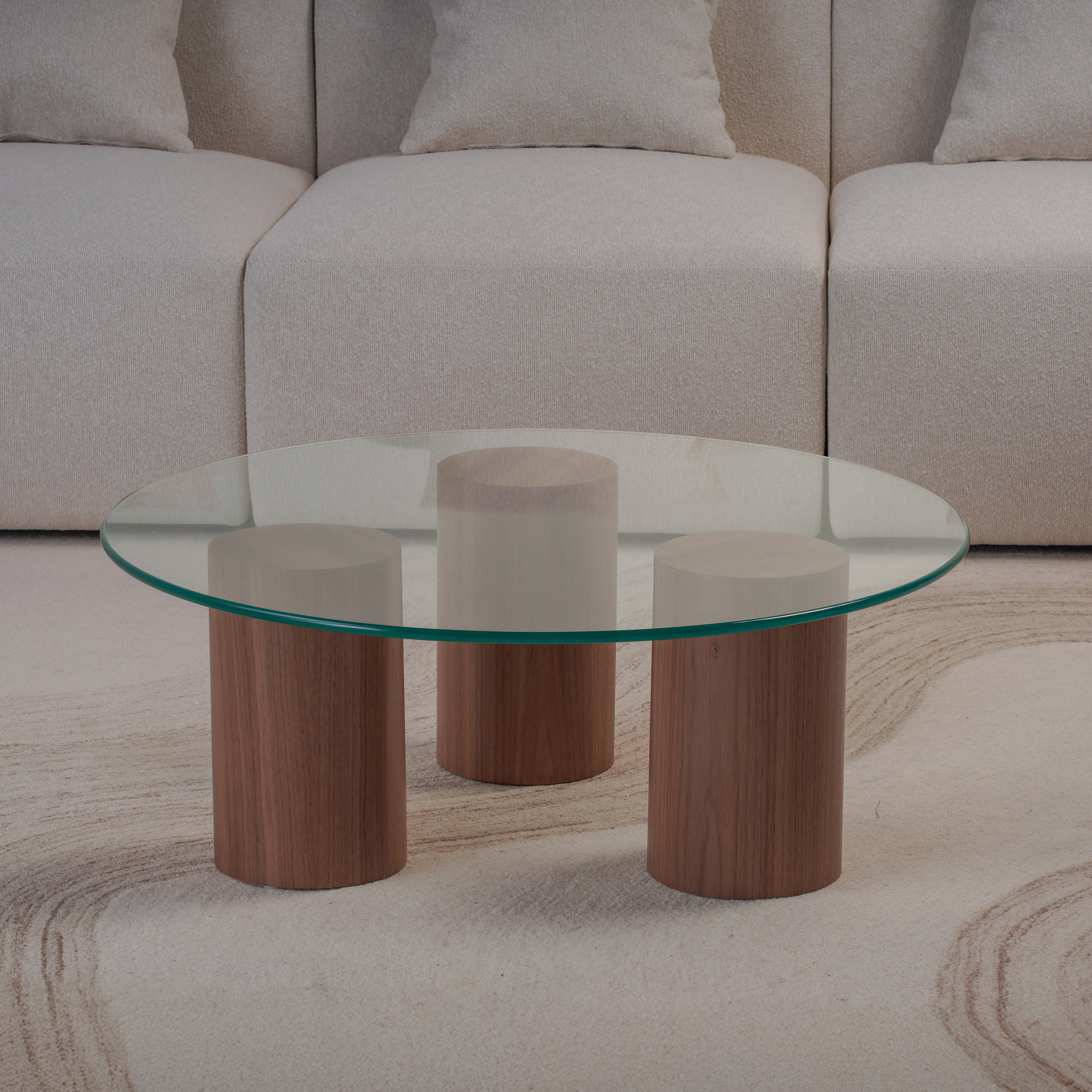 Circle Coffee Table - Wood