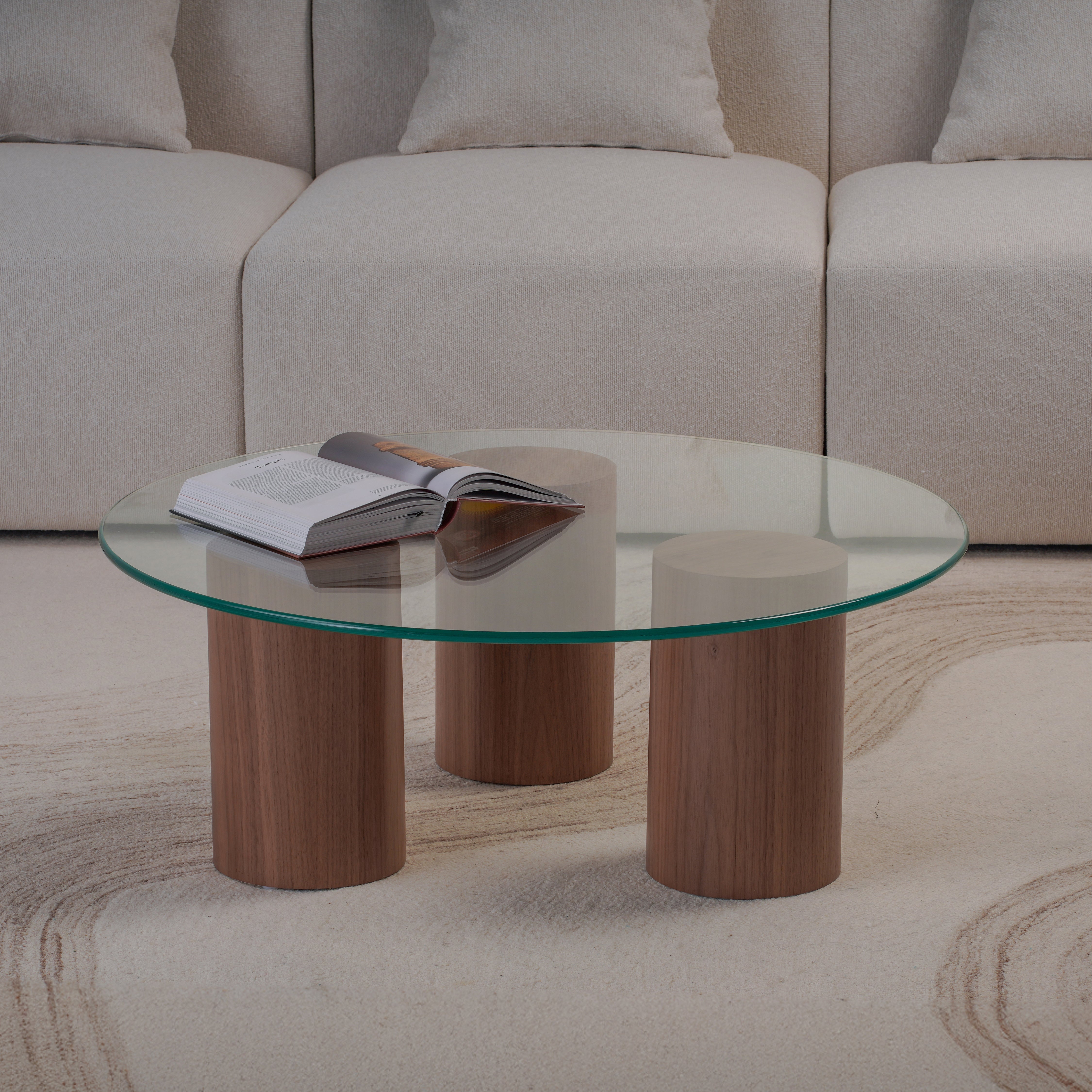 Circle Coffee Table - Wood
