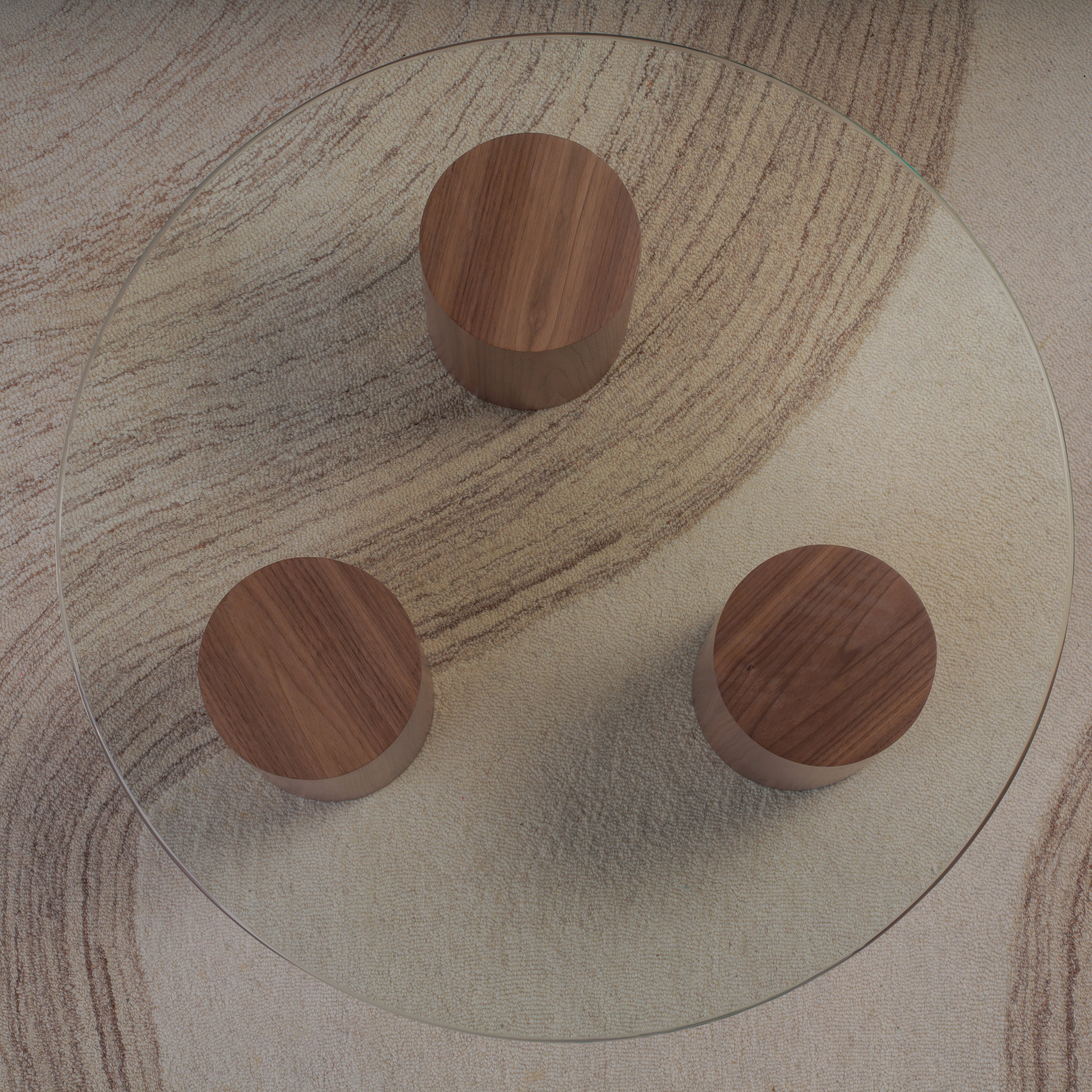 Circle Coffee Table - Wood