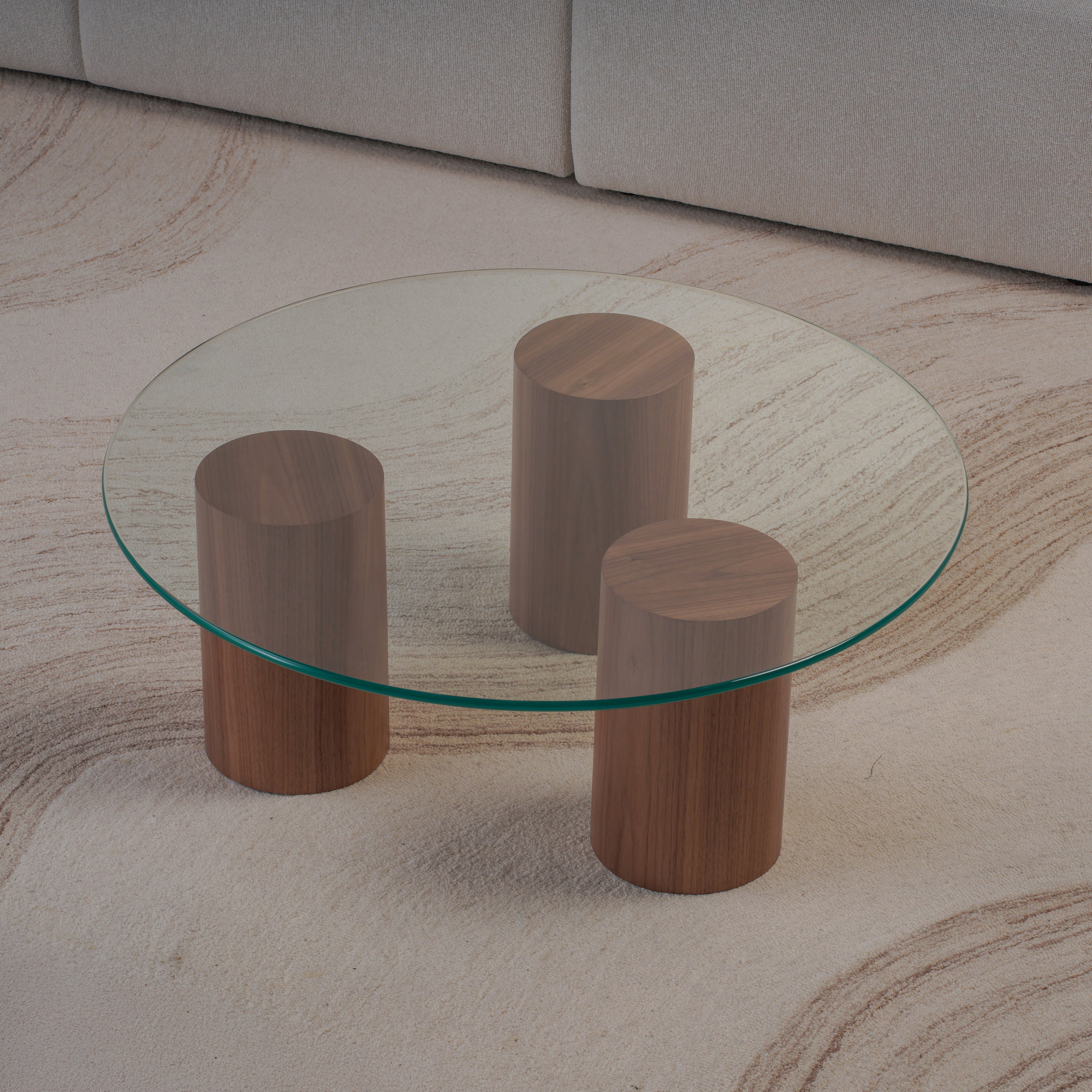 Circle Coffee Table - Wood