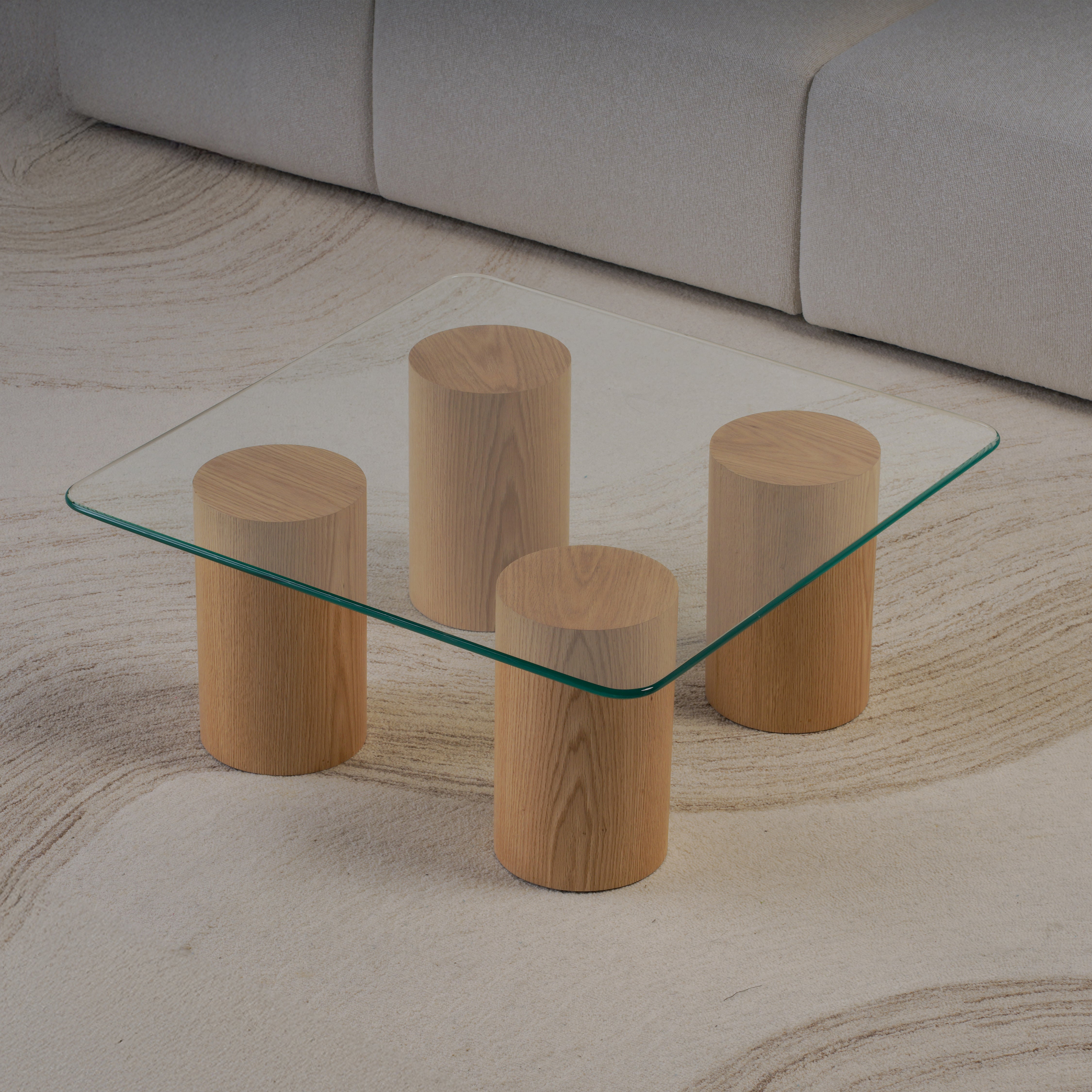 Square Coffee Table - Wood