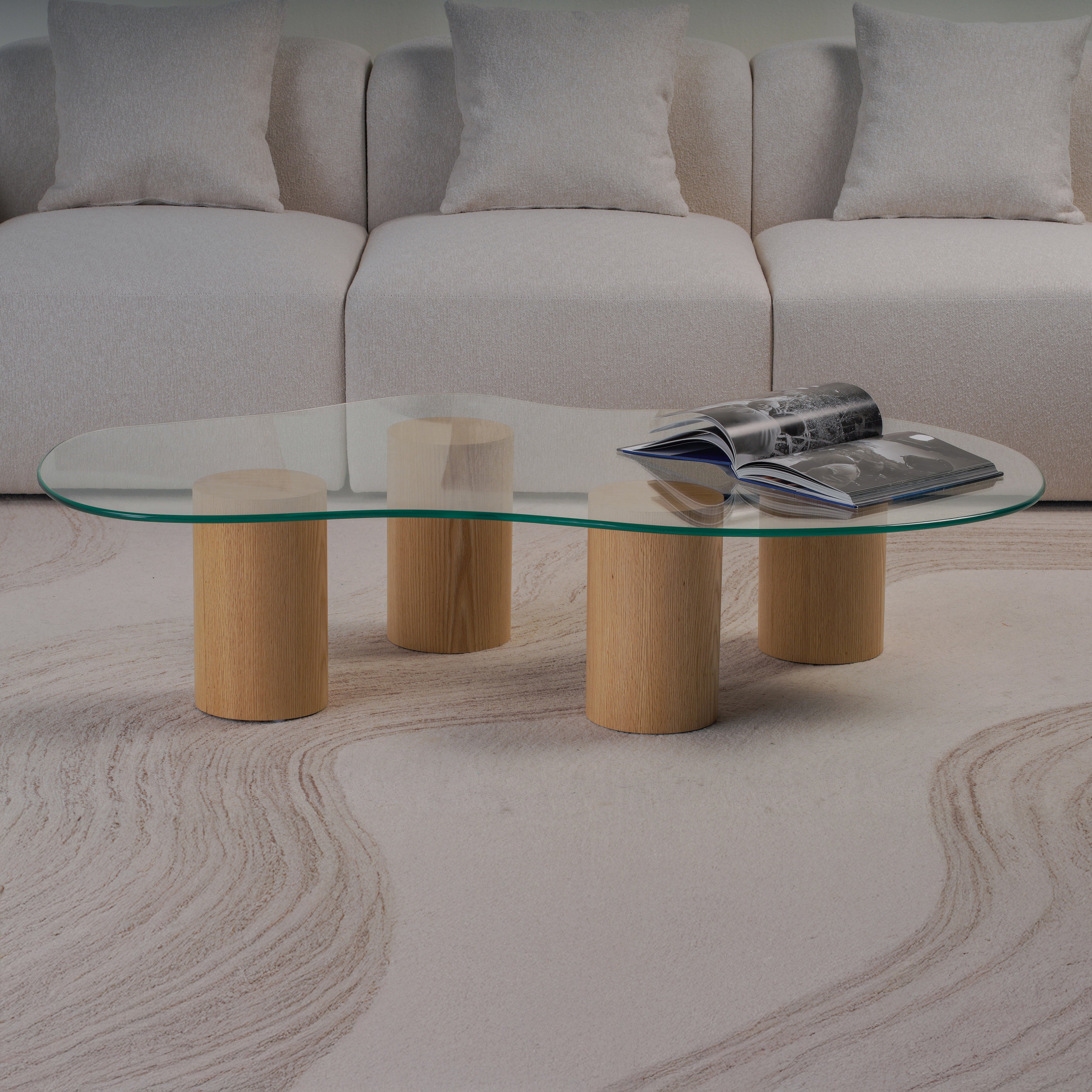 Cloudy Coffee Table - Wood