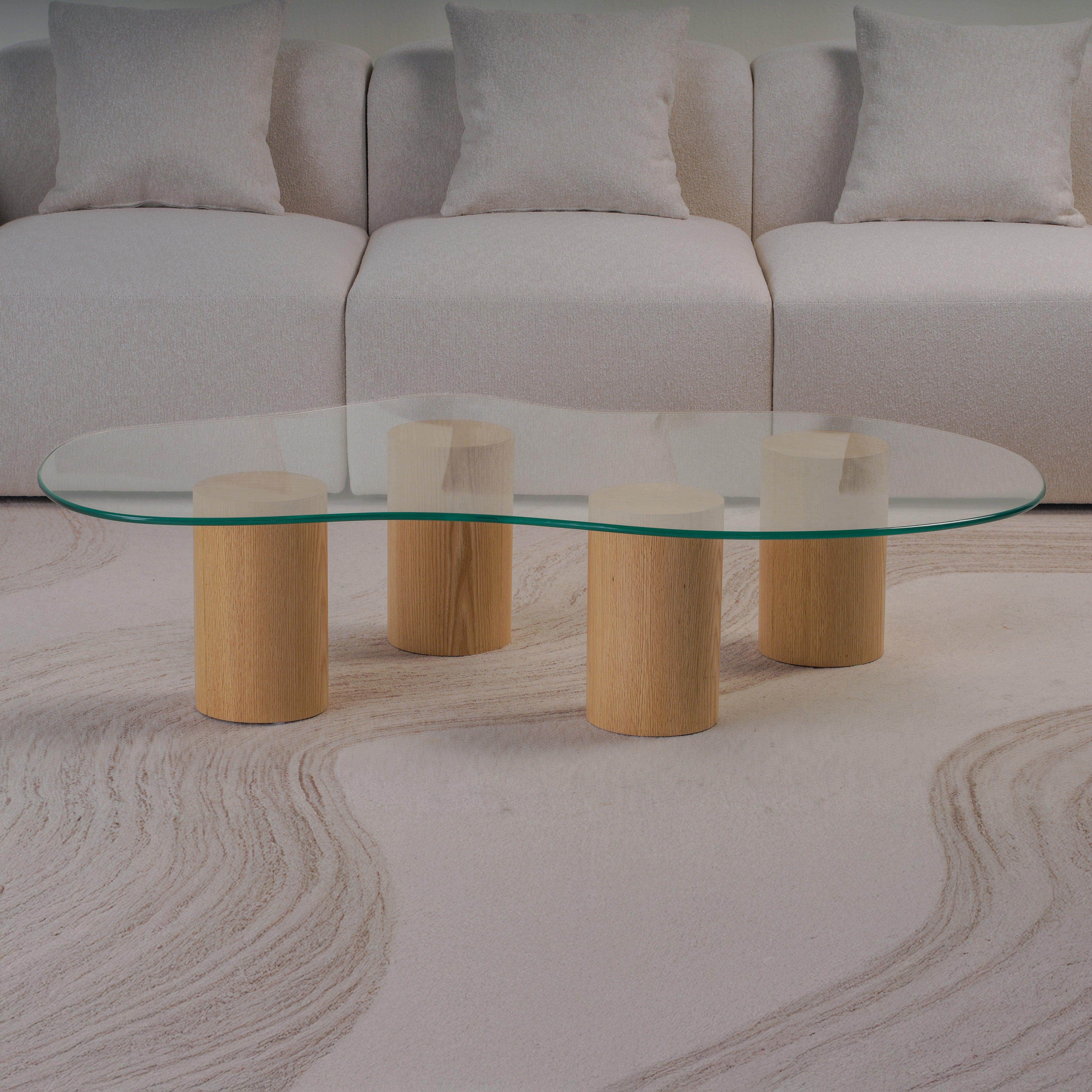 Cloudy Coffee Table - Wood