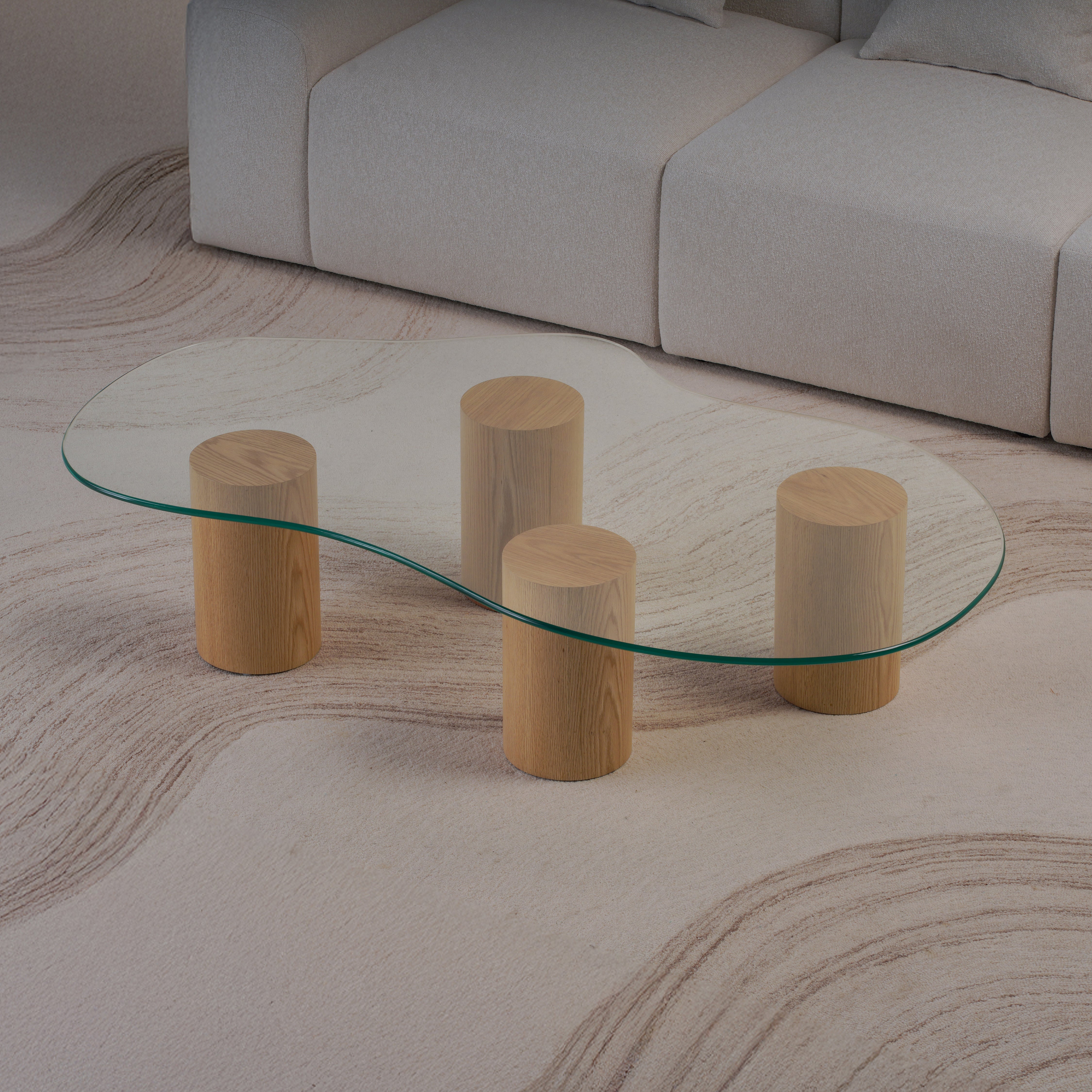 Cloudy Coffee Table - Wood