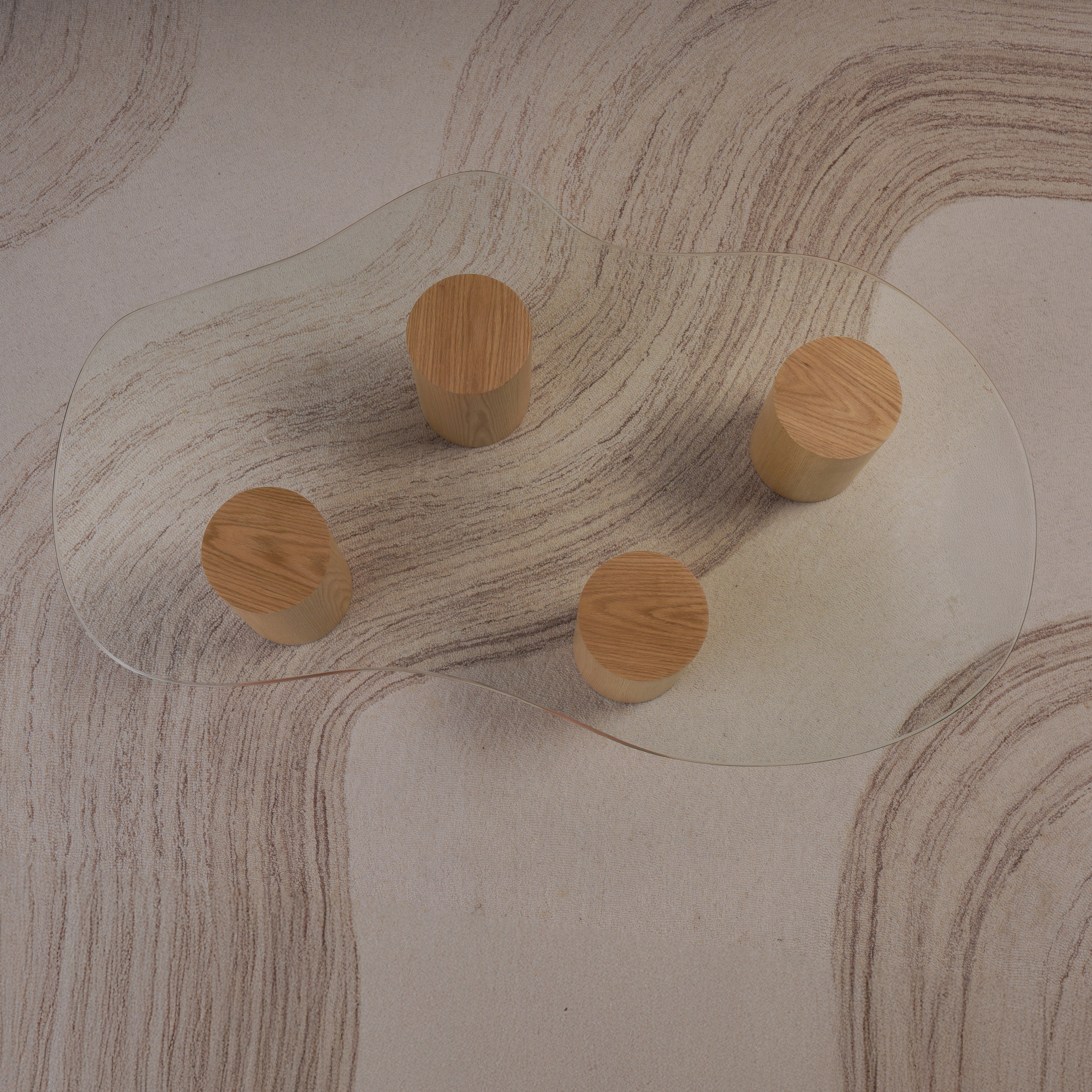 Cloudy Coffee Table - Wood