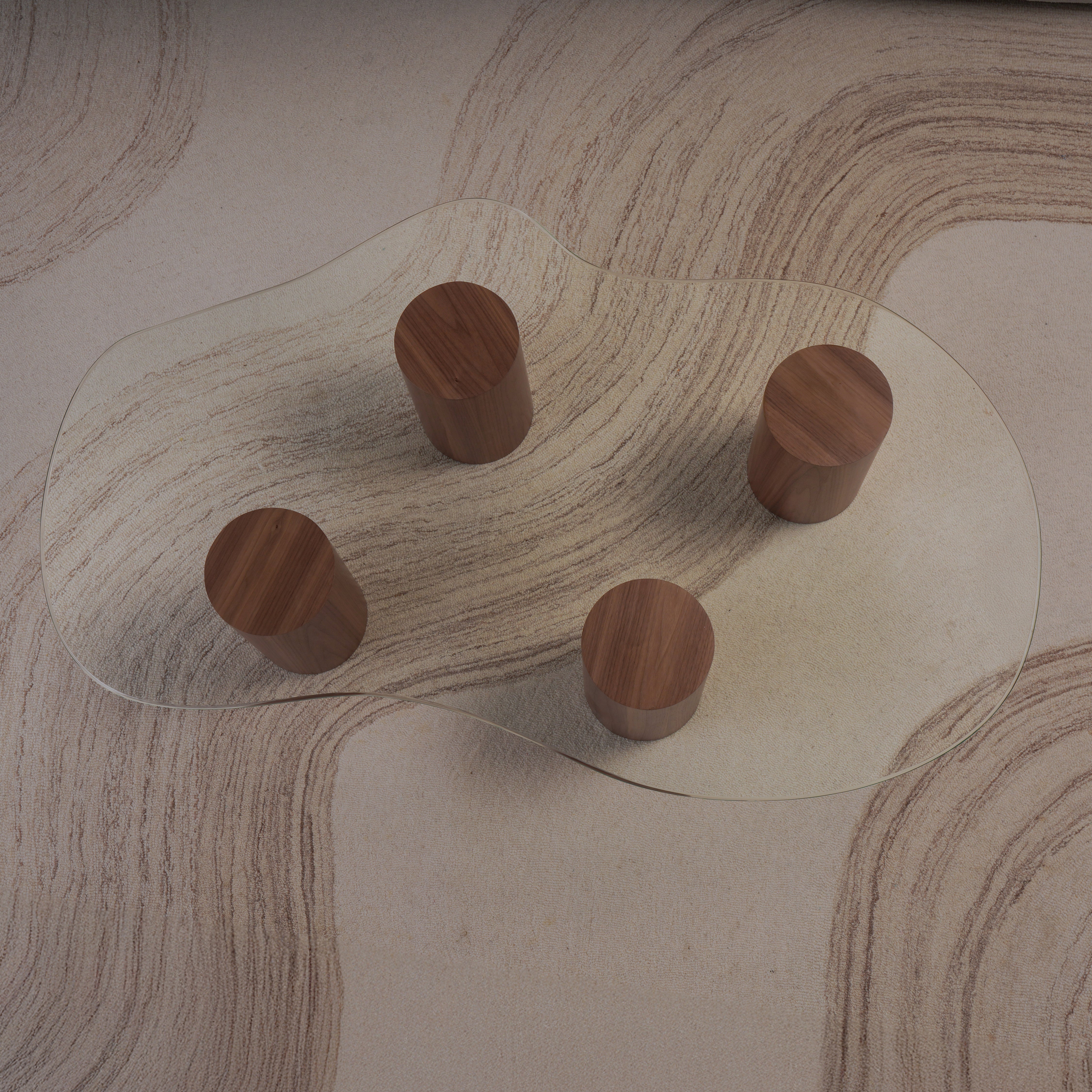 Cloudy Coffee Table - Wood