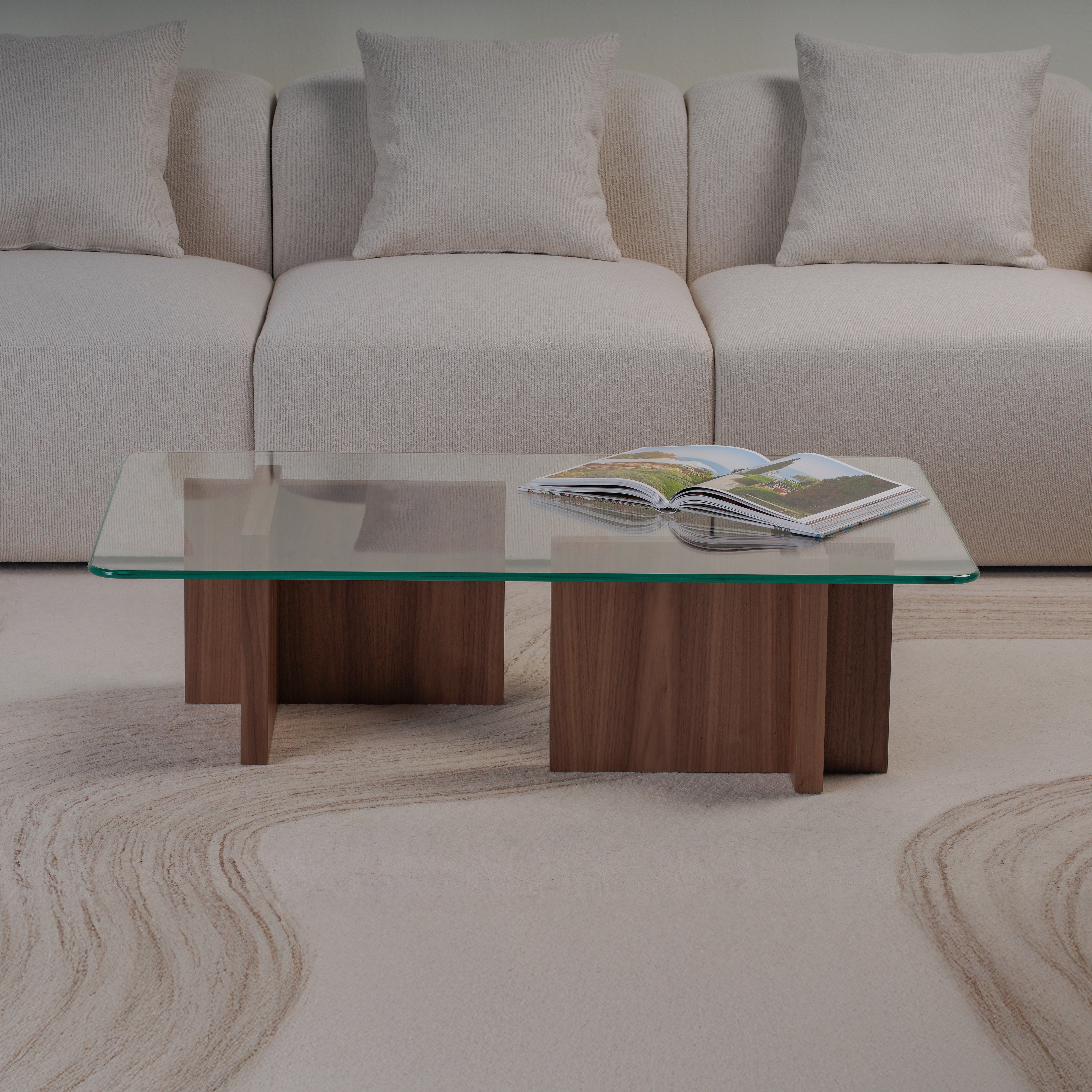 Cross Coffee Table - Wood