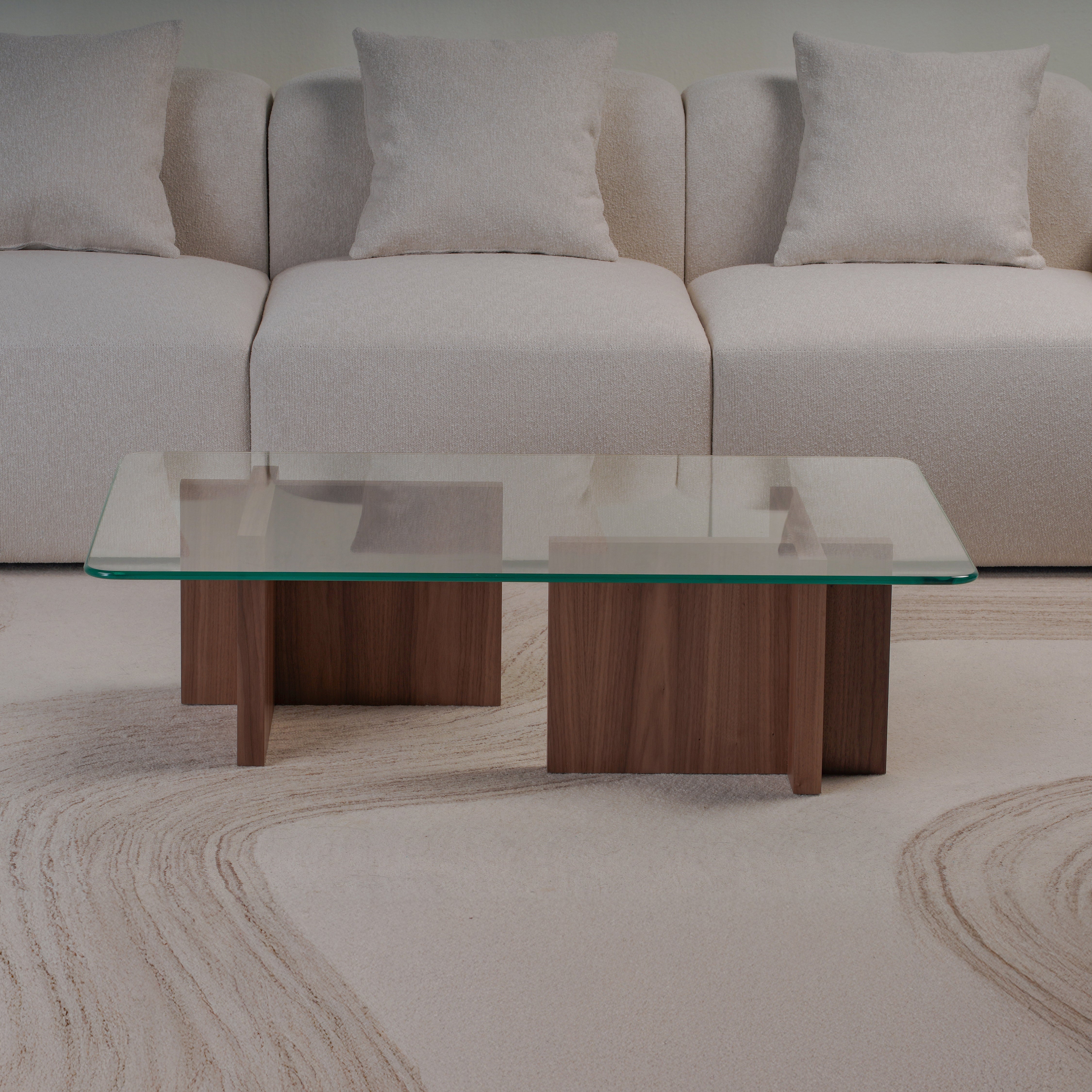 Cross Coffee Table - Wood