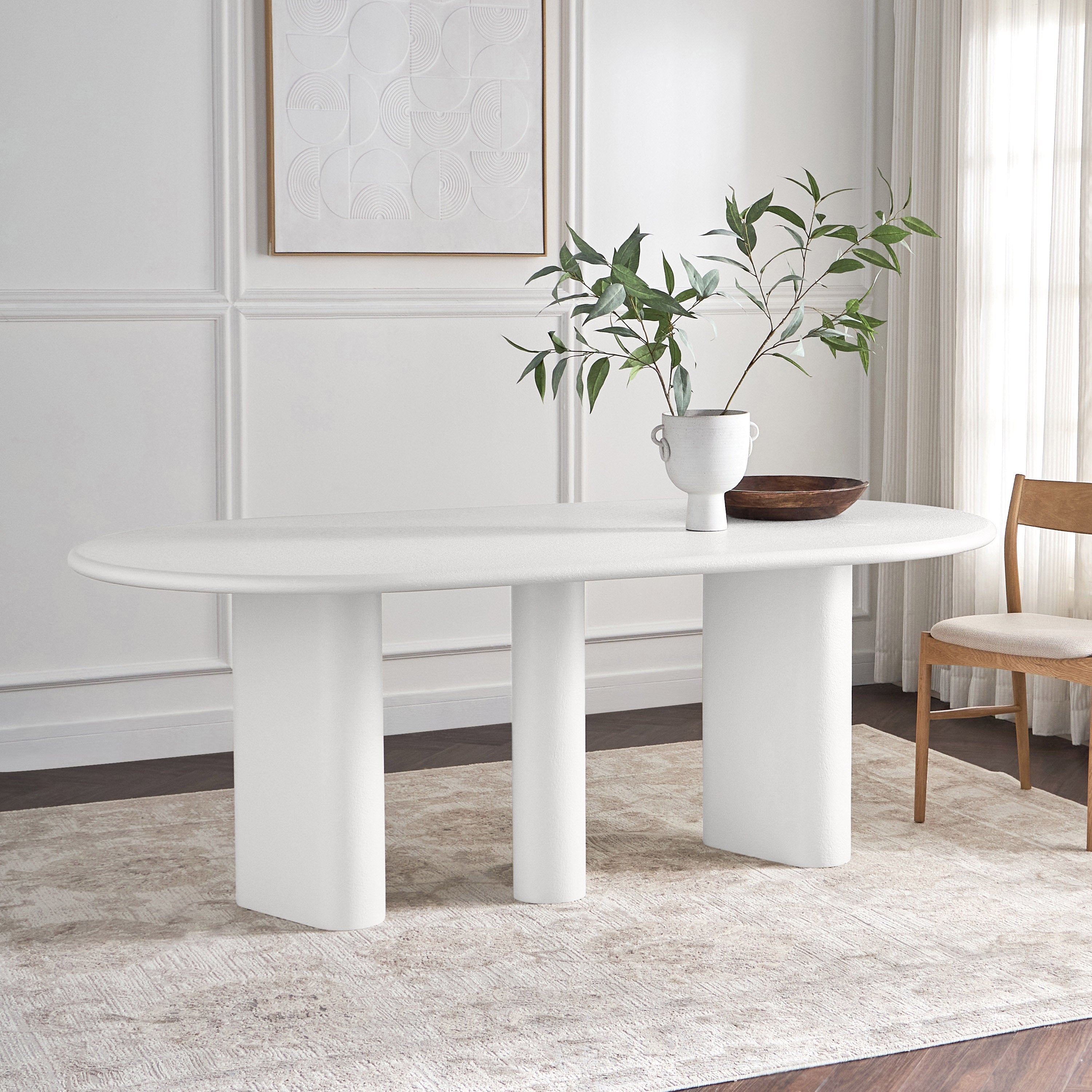 Pillar 6-Seater Dining Table