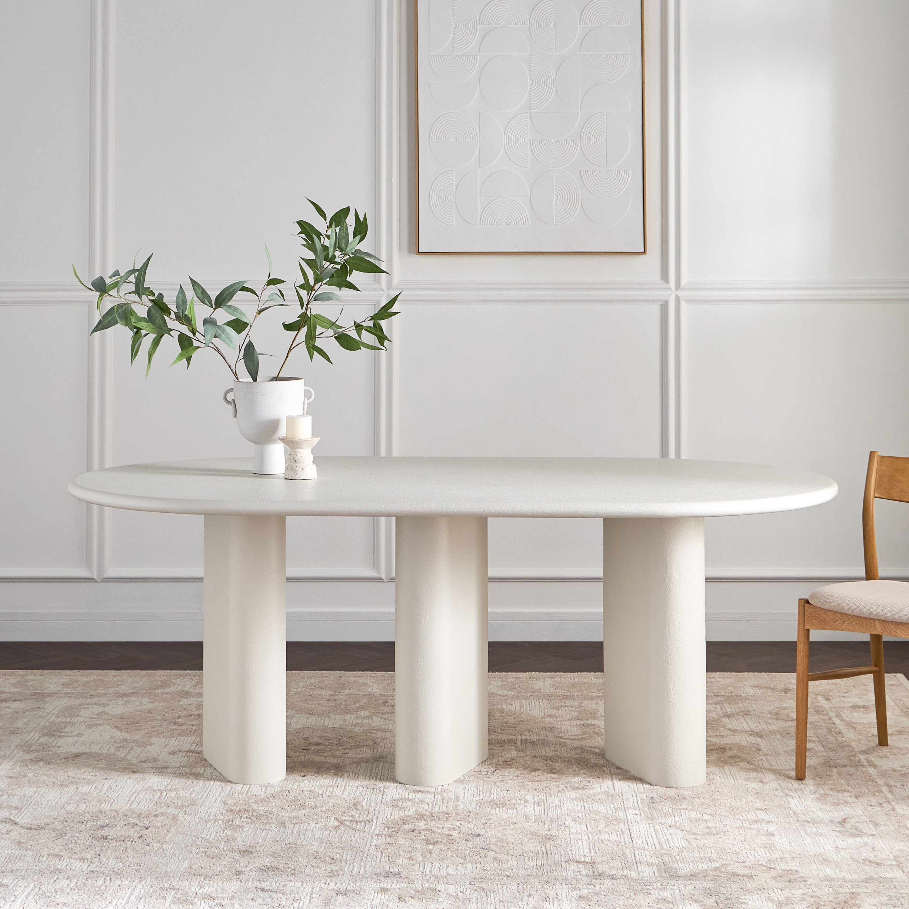 Pillar 6-Seater Dining Table