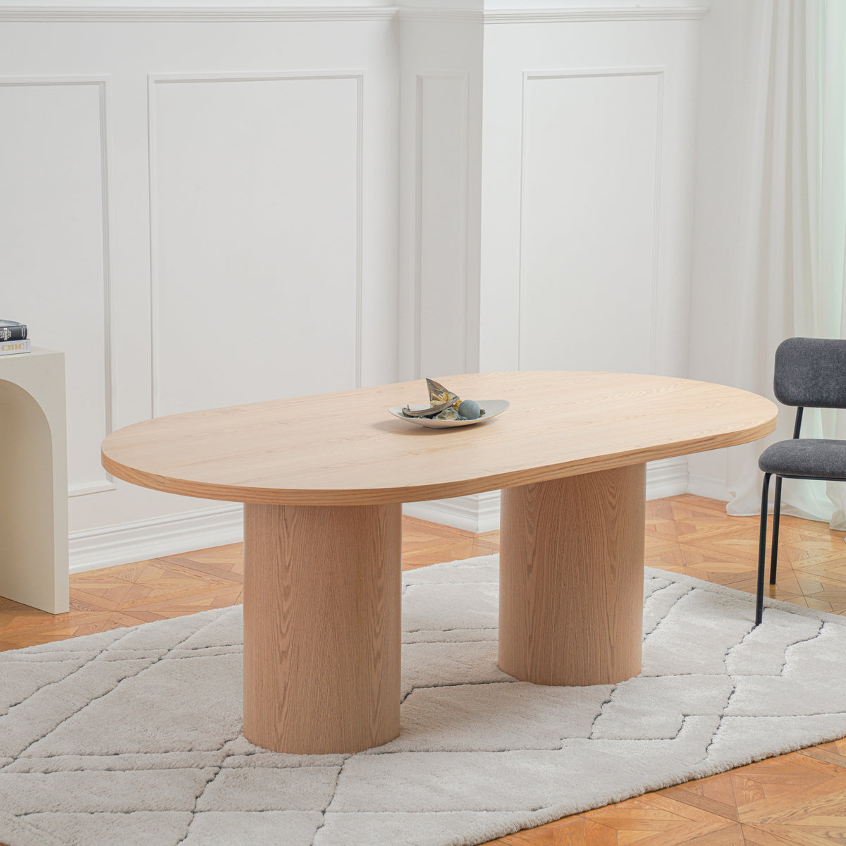 Flo 6-Seater Dining Table - Wood
