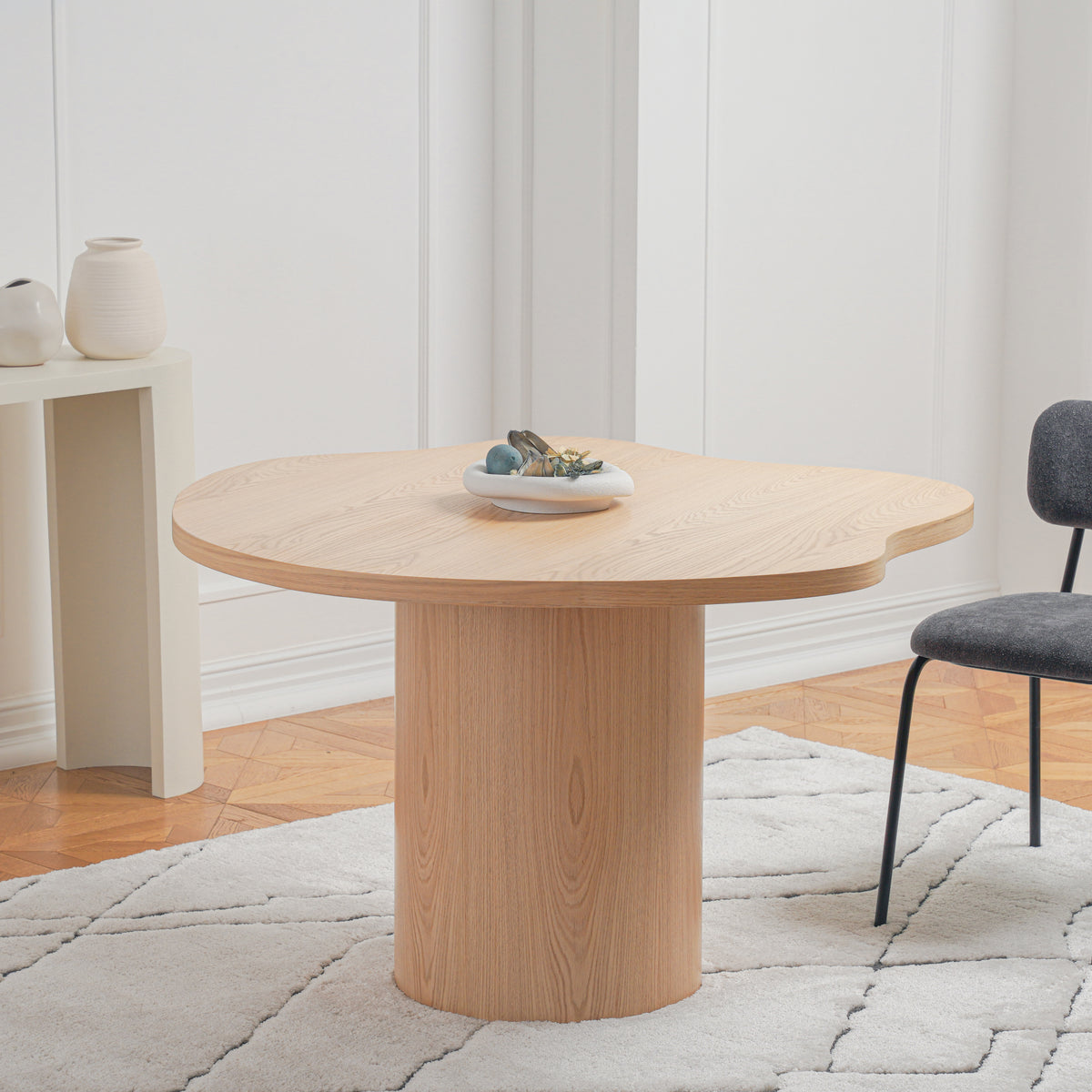Cloudy 4-Seater Dining Table - Wood