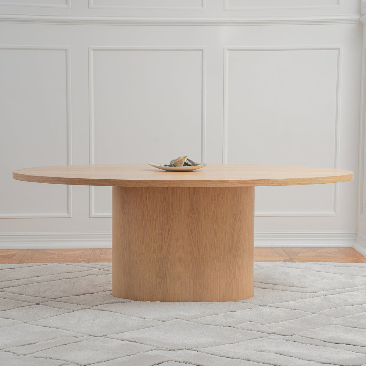 Pine 6-Seater Dining Table - Wood