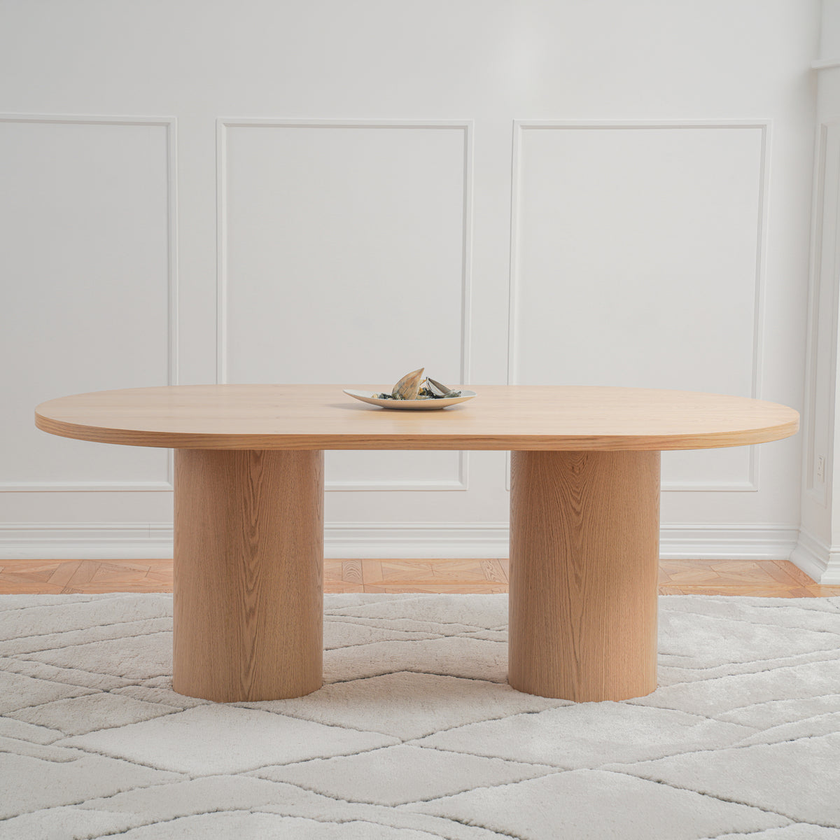 Flo 6-Seater Dining Table - Wood