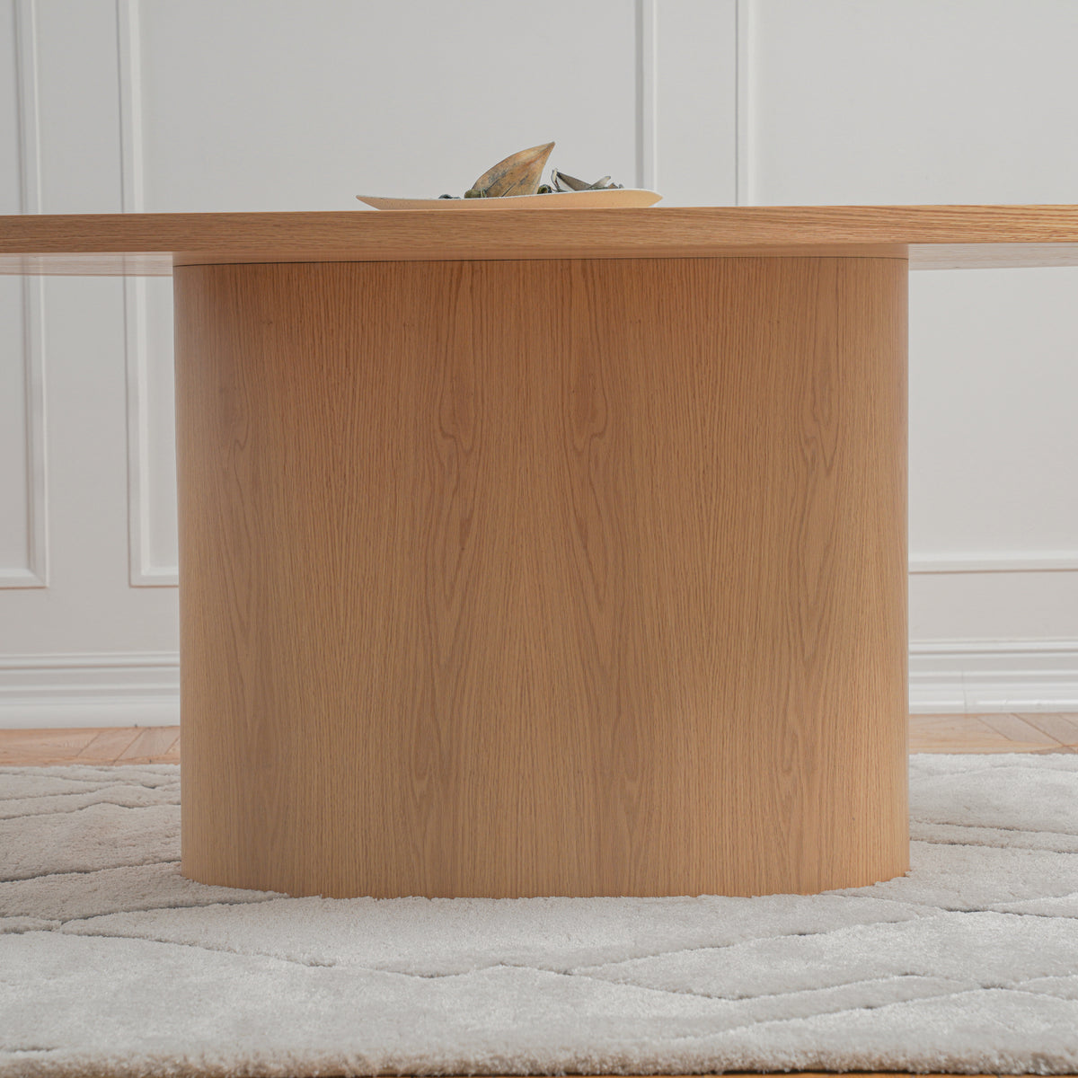 Pine 6-Seater Dining Table - Wood