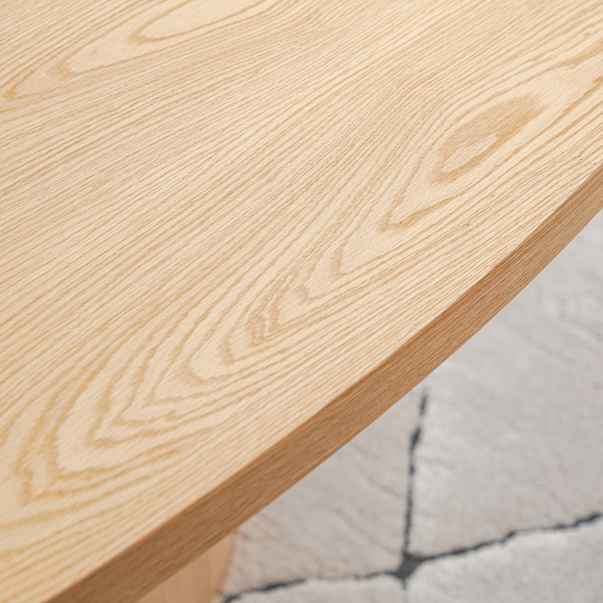 Pine 6-Seater Dining Table - Wood