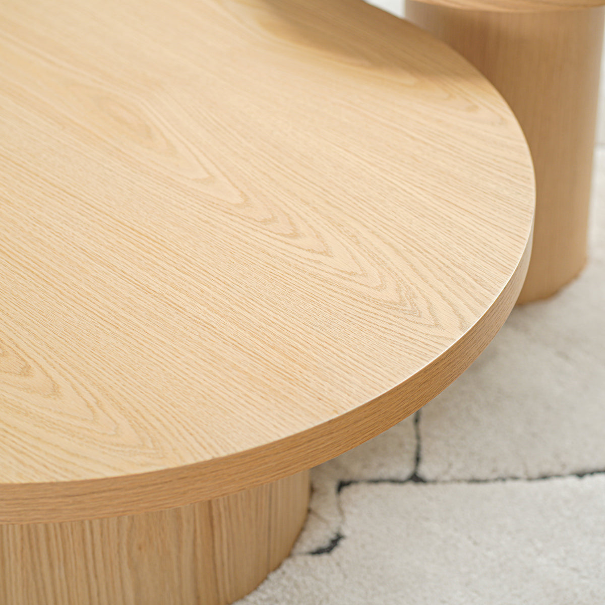 Sway 2-Piece Coffee Table Set - Wood