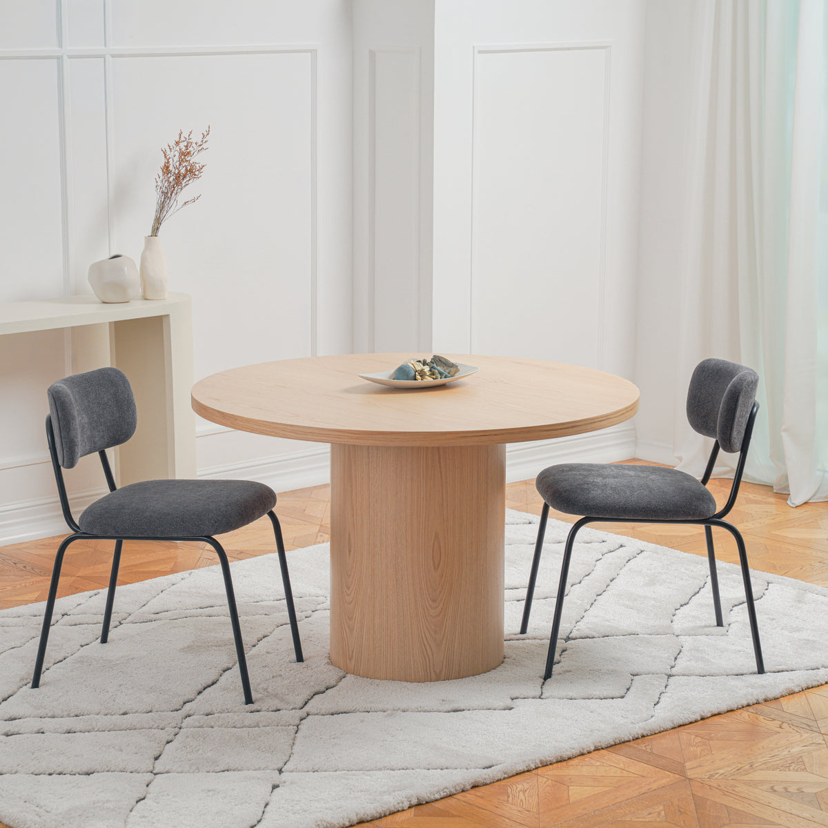 Willow 4-Seater Dining Table - Wood