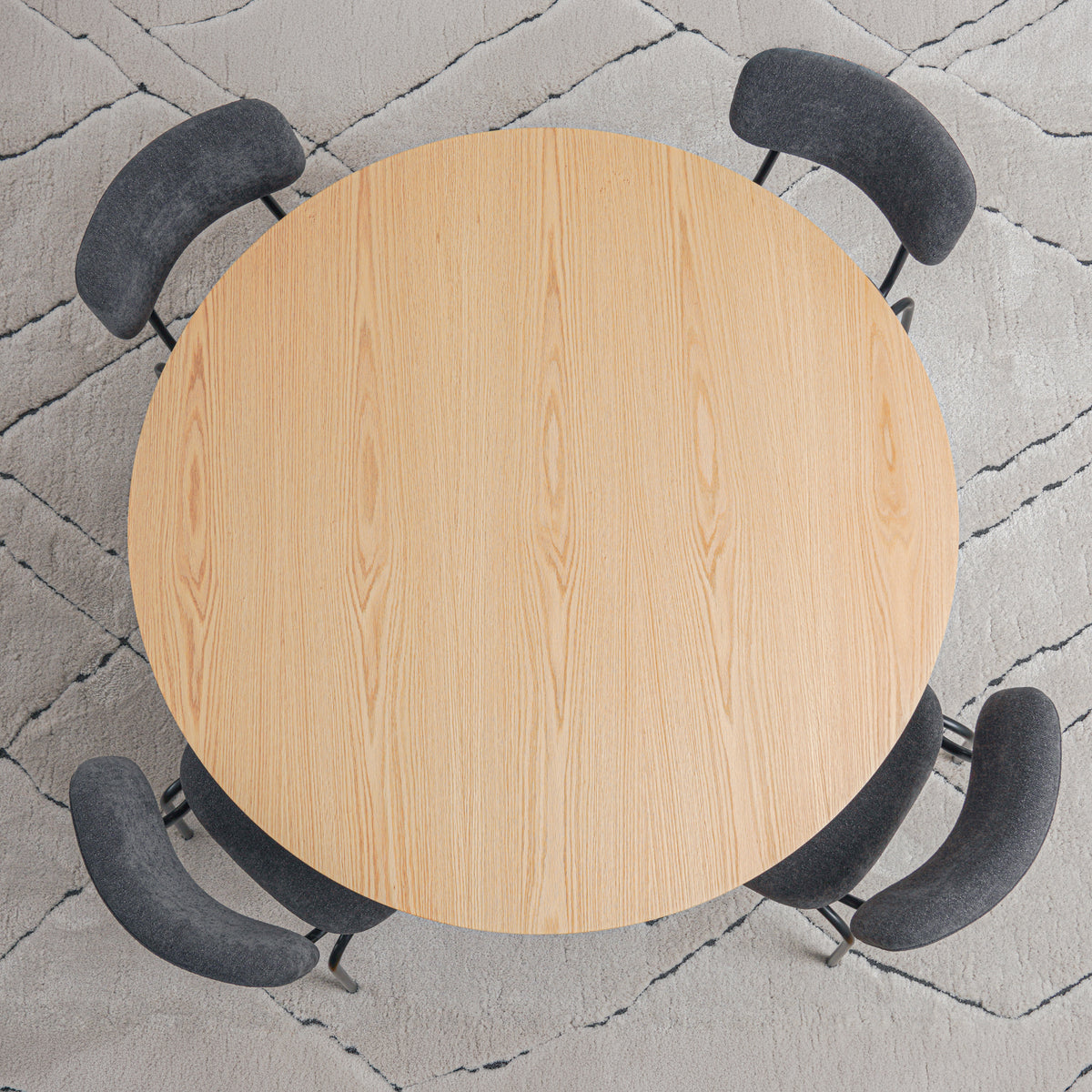 Willow 4-Seater Dining Table - Wood
