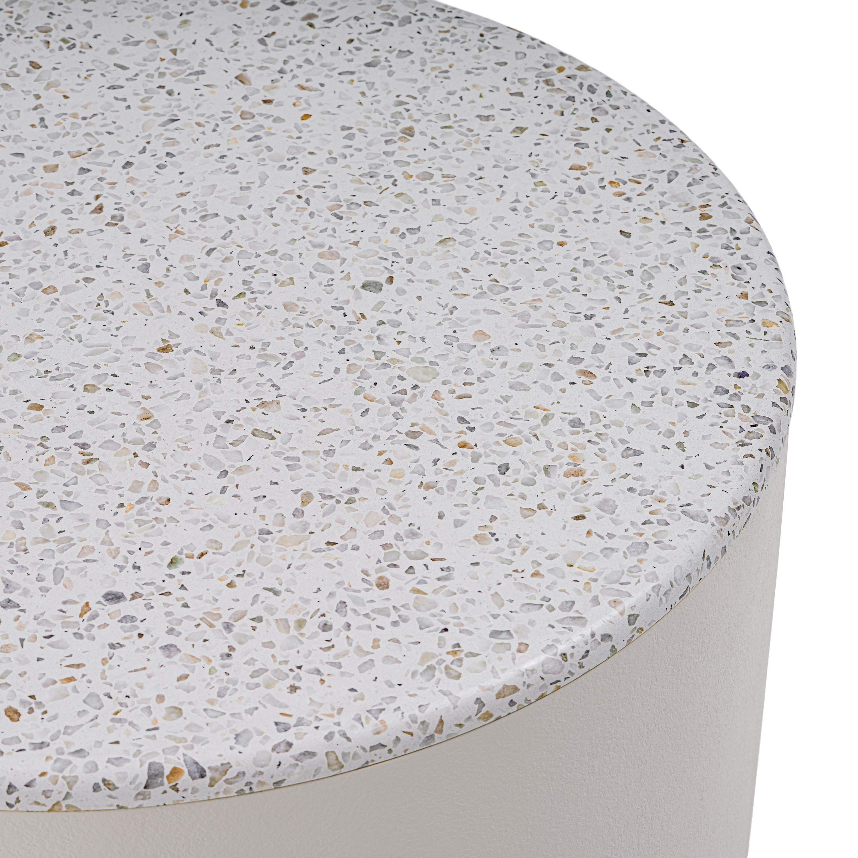 Circle Terrazzo Top Coffee Table