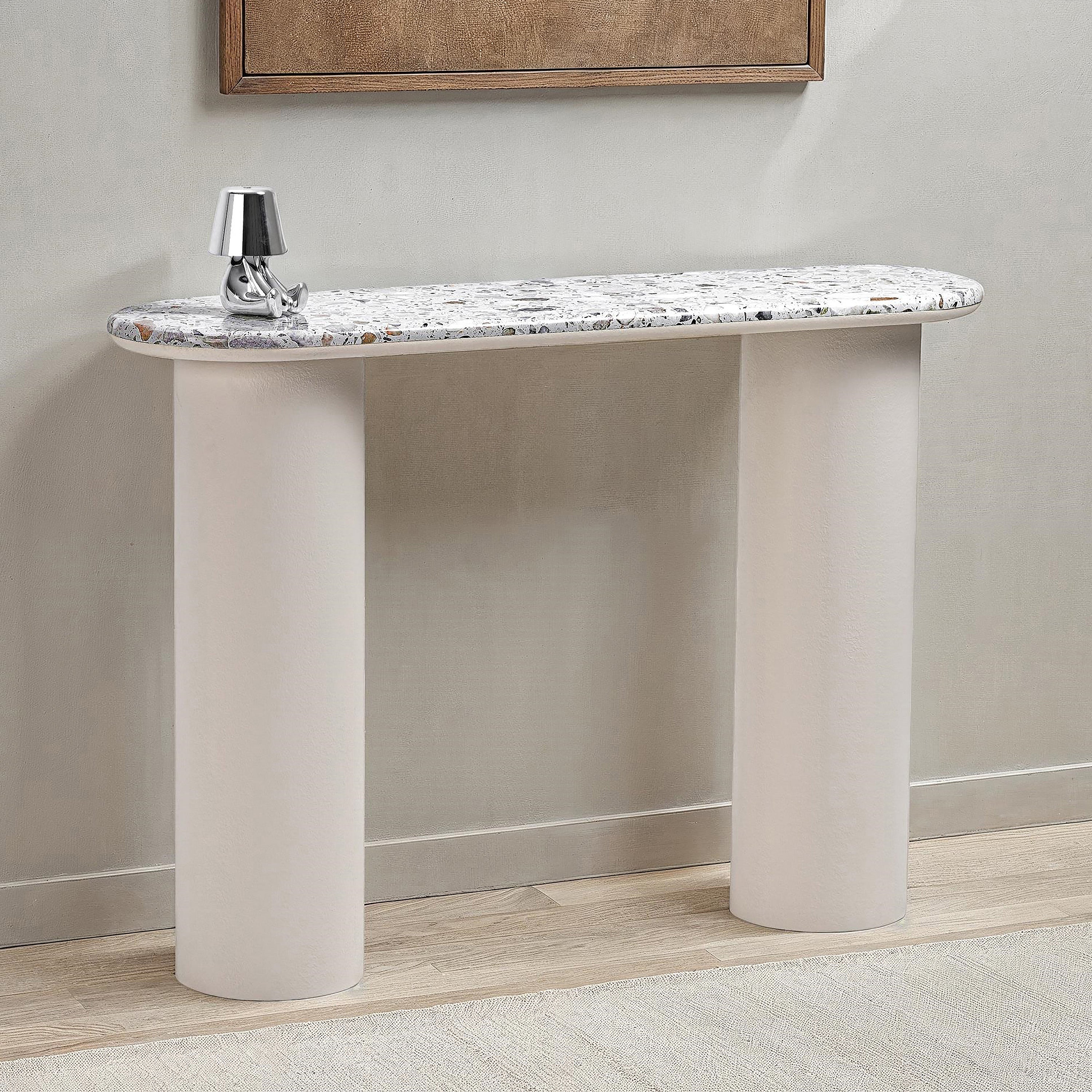 Pillar Terrazo Top Console