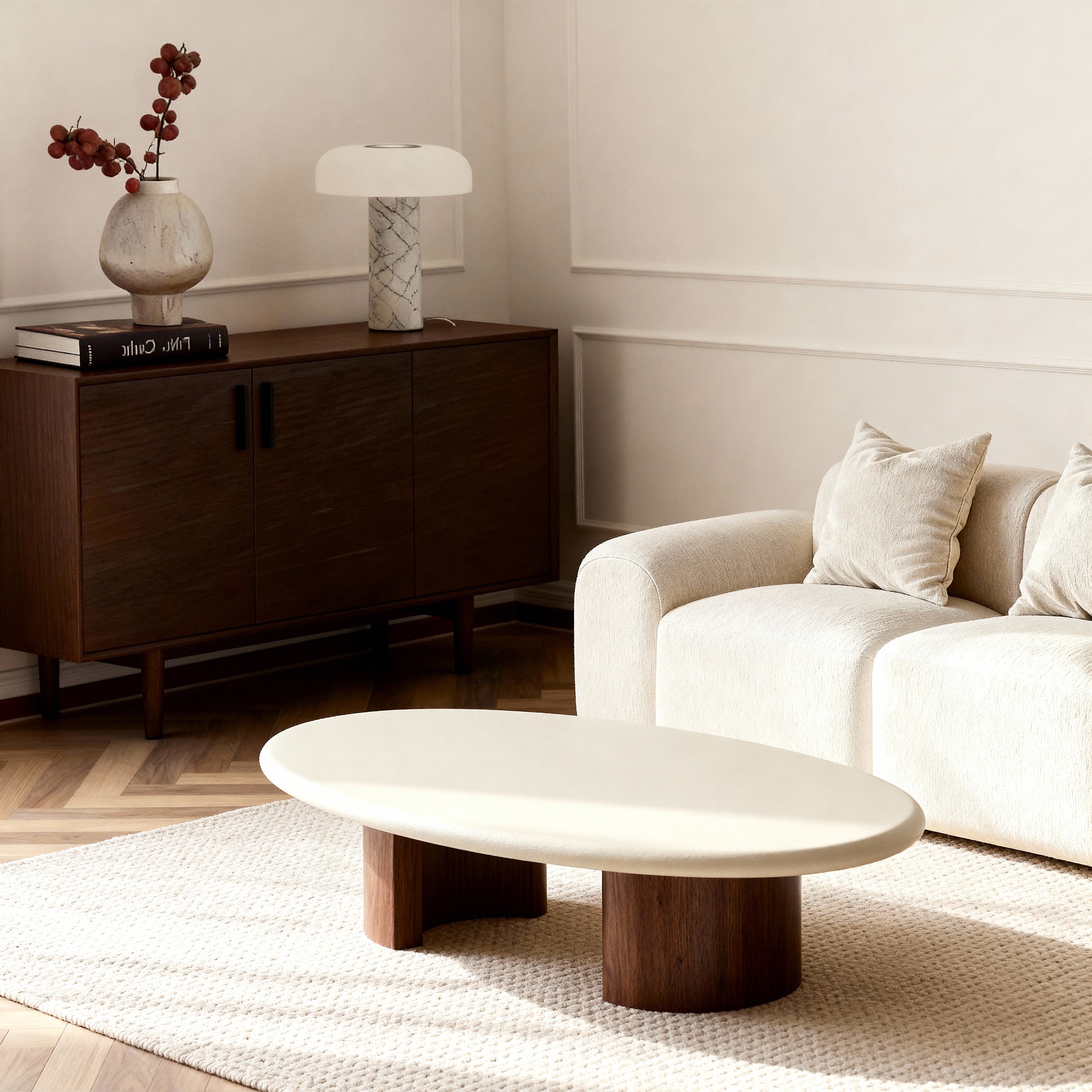 Cici Coffee Table - Walnut Veneer