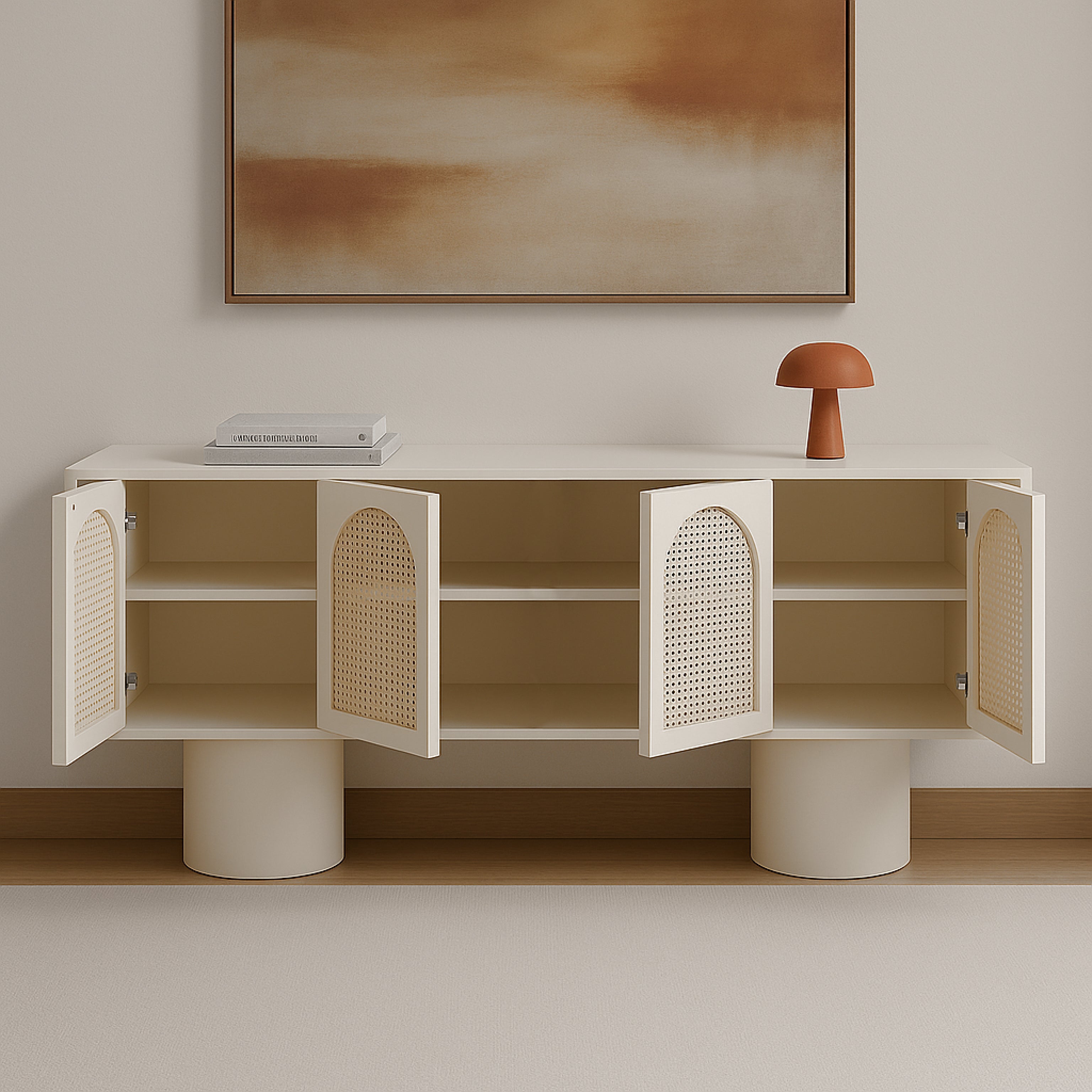 Arc Buffet Arc Cane Buffet