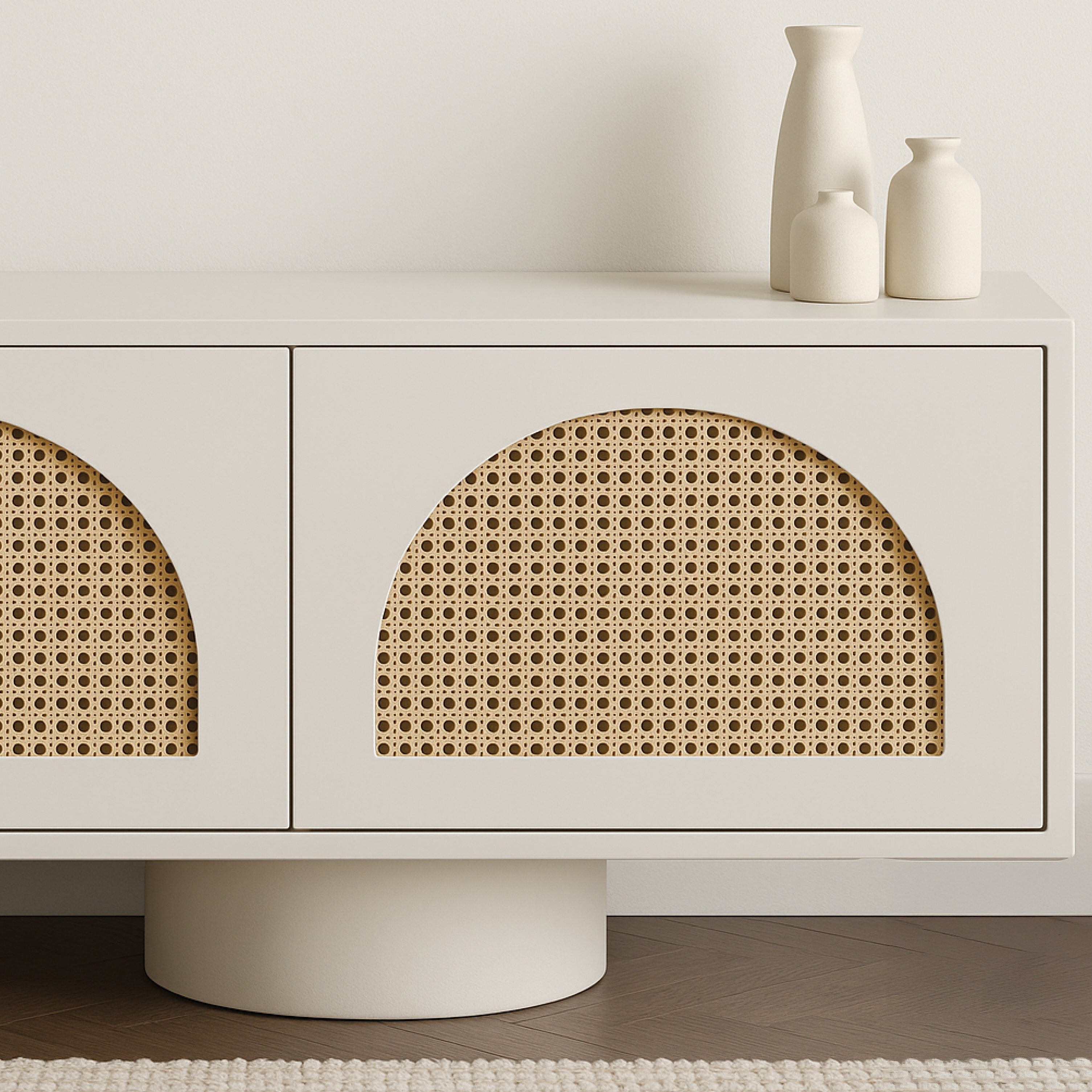 Arc Cane TV Unit