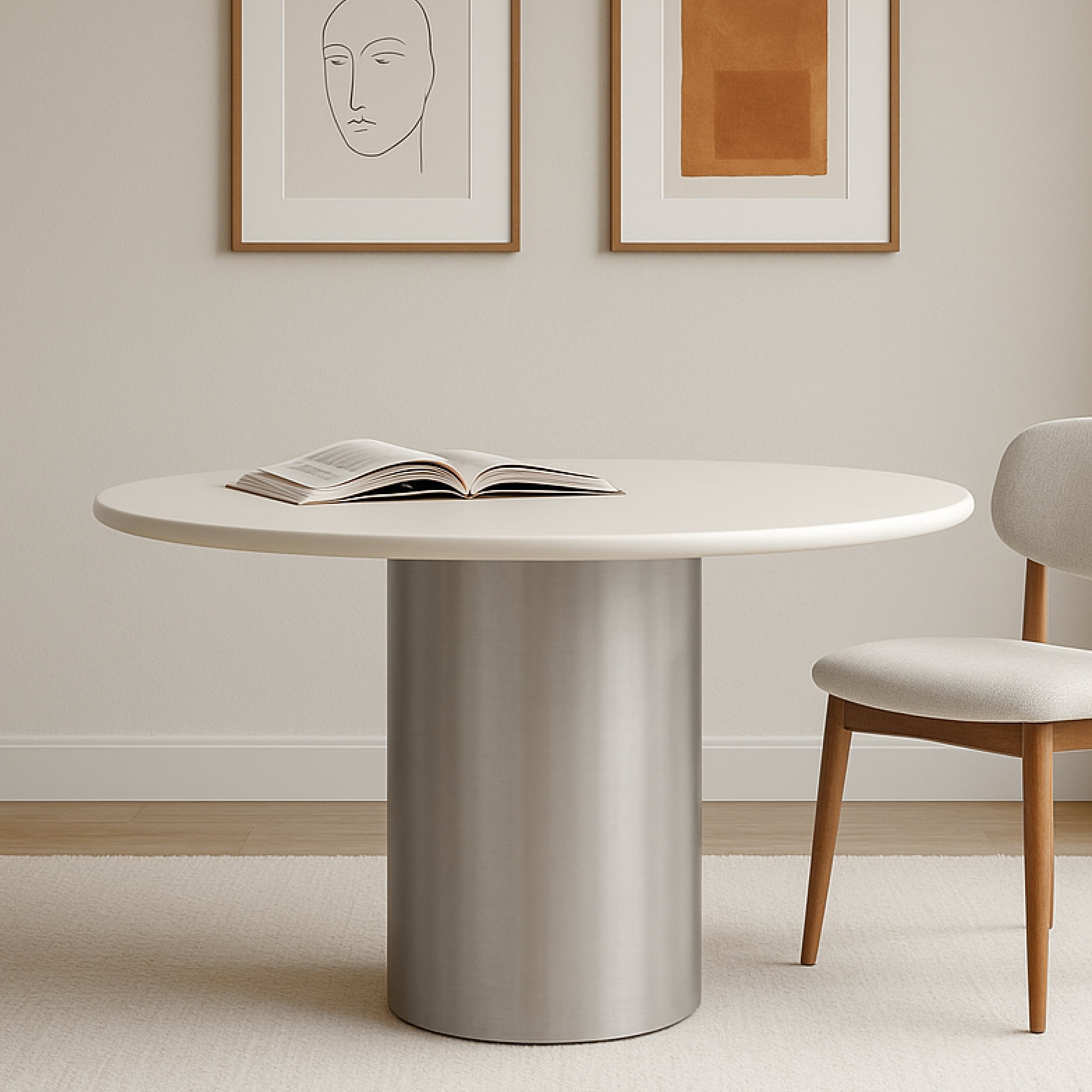 Willow Steel Dining Table