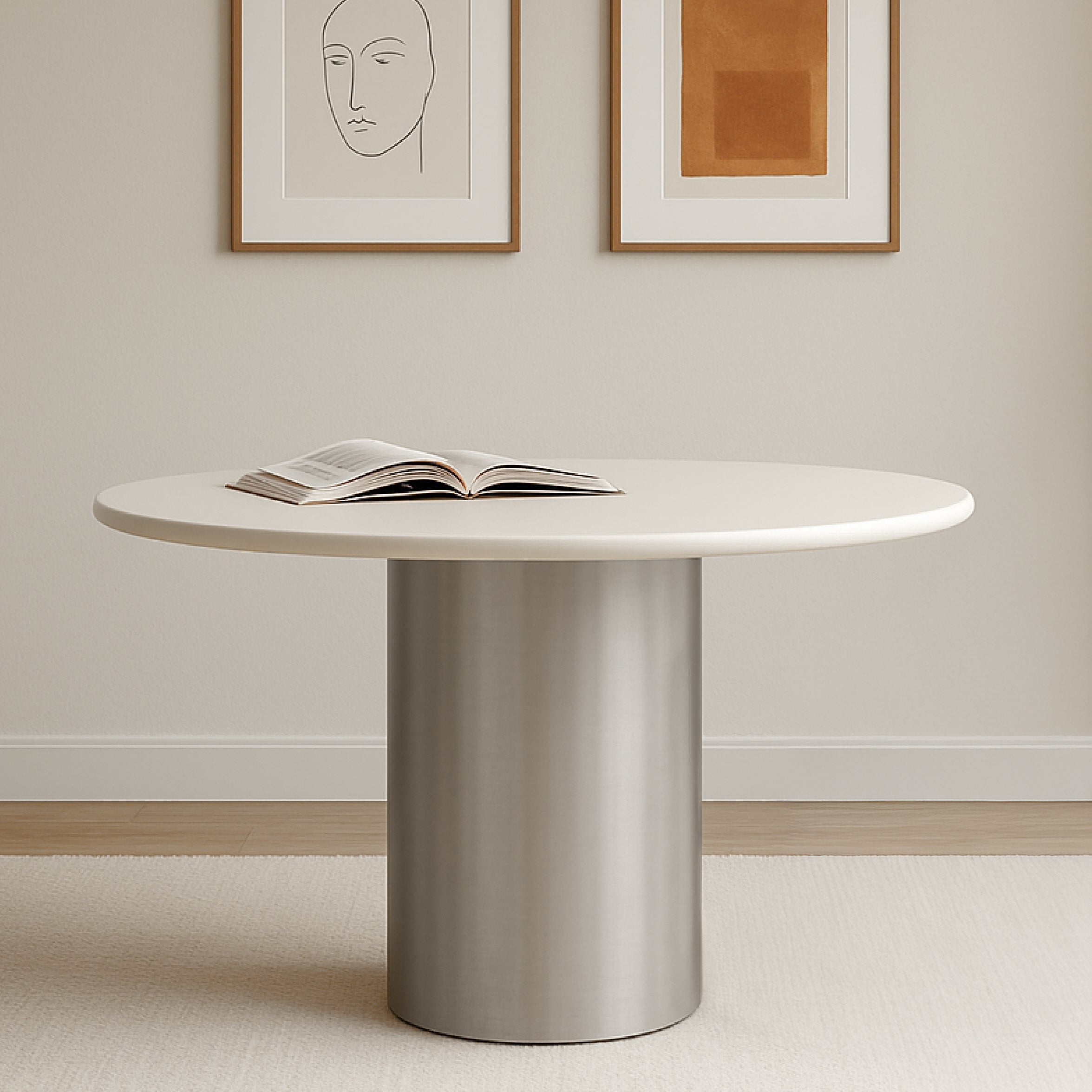 Willow Steel Dining Table