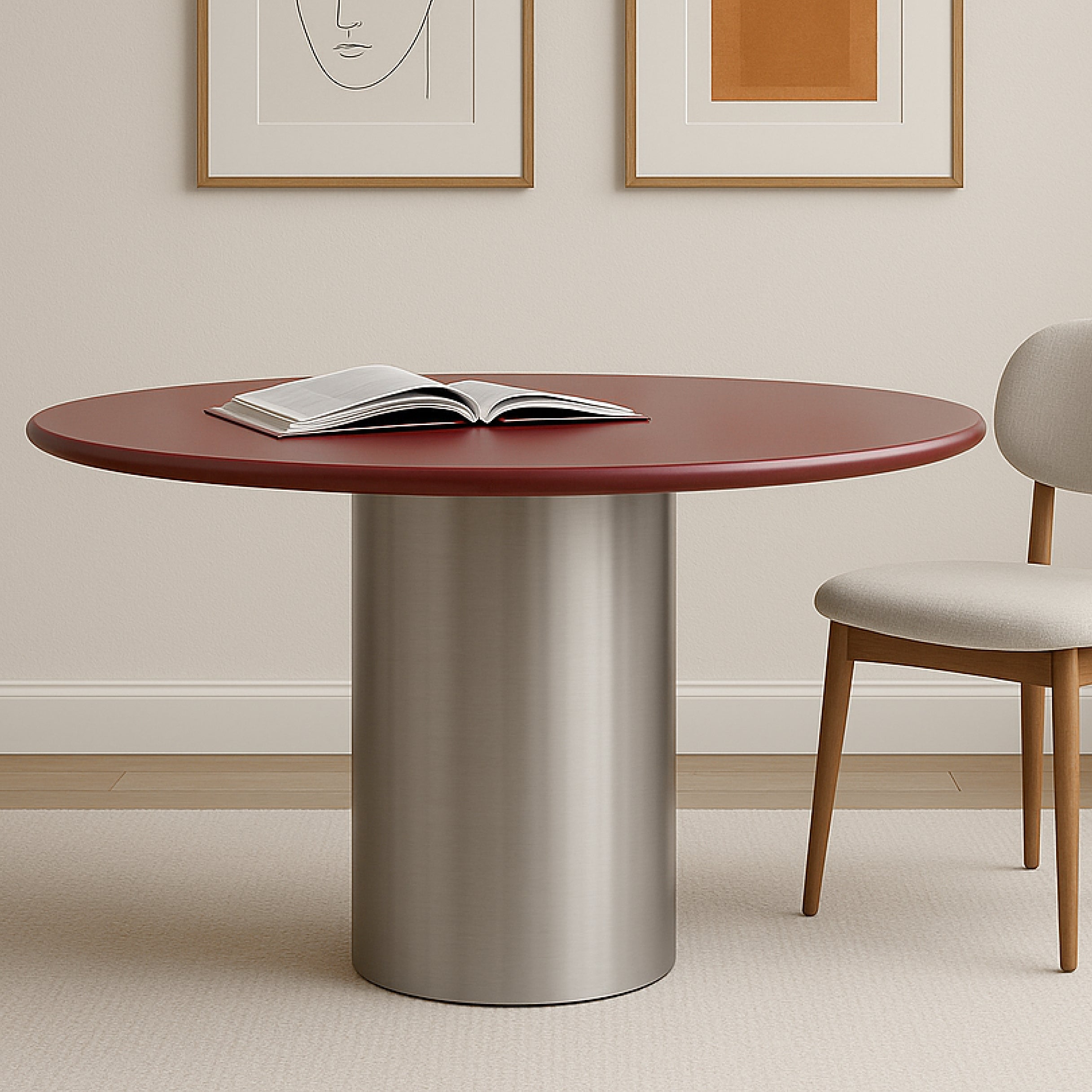 Willow Steel Dining Table