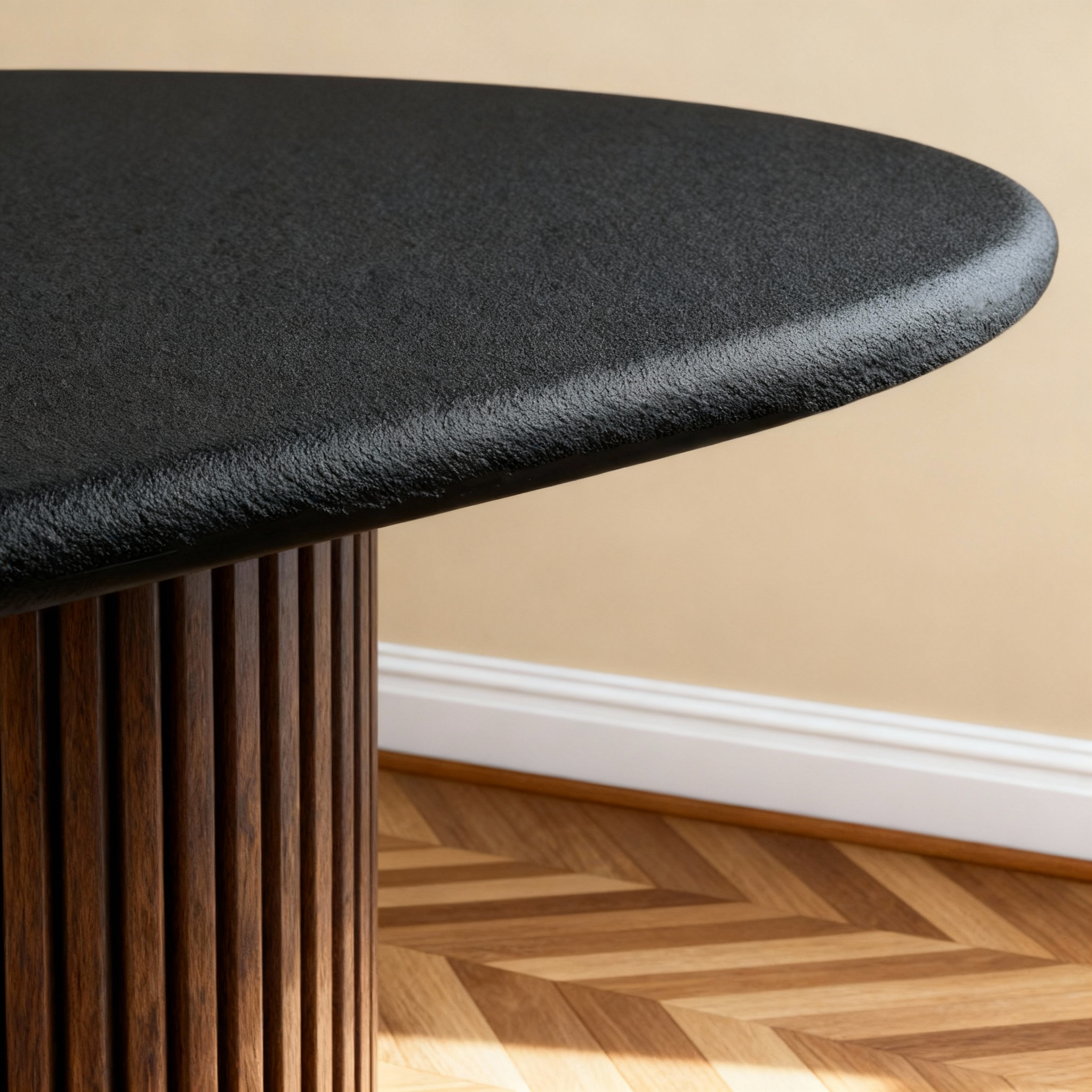 Flo Lino Walnut 6-Seater Dining Table