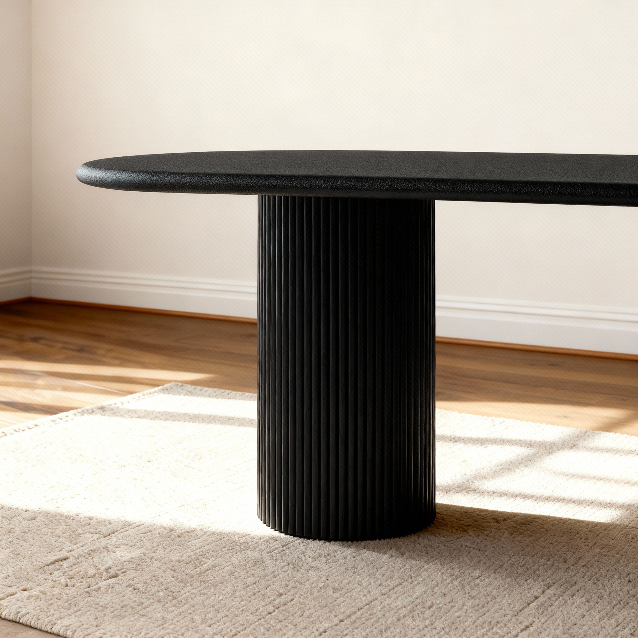 Flo Lino Black 6-Seater Dinning Table