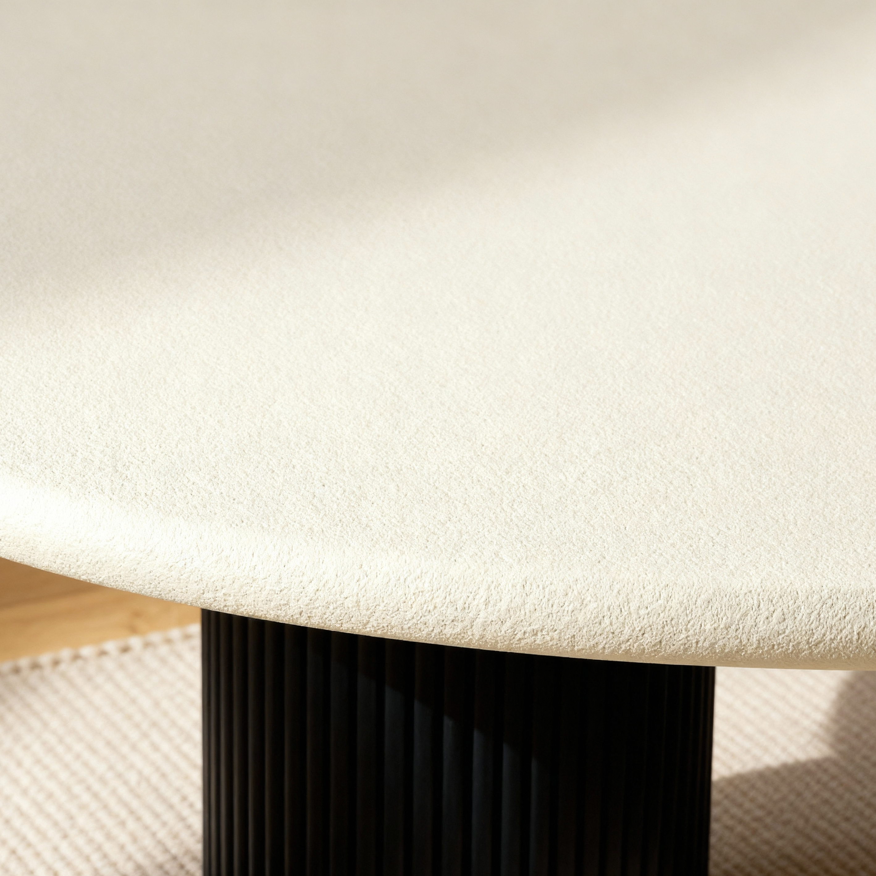 Flo Lino Black 6-Seater Dining Table