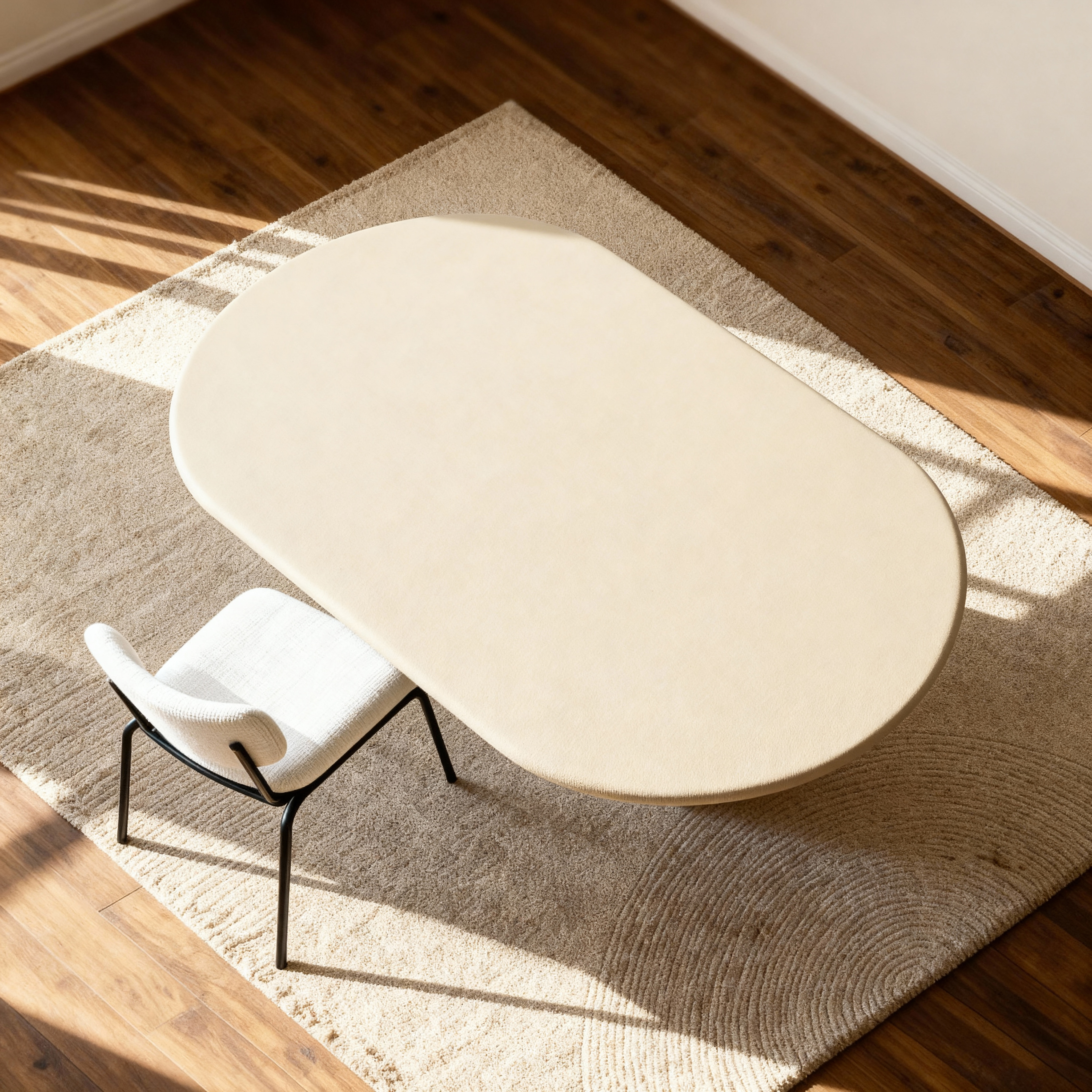 Flo Walnut 6-Seater Dining Table Veneer