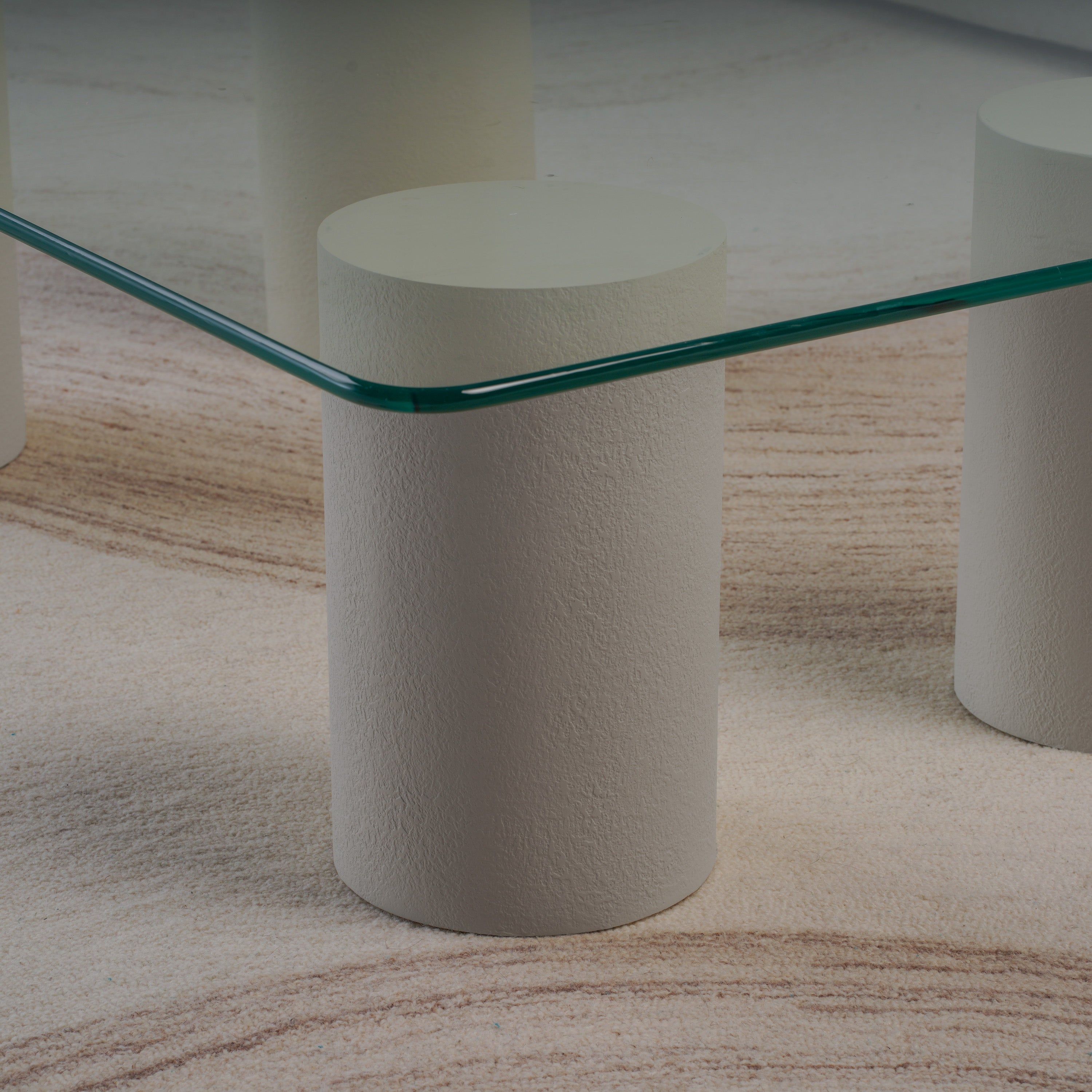 Rectangle Glass Top Coffee Table
