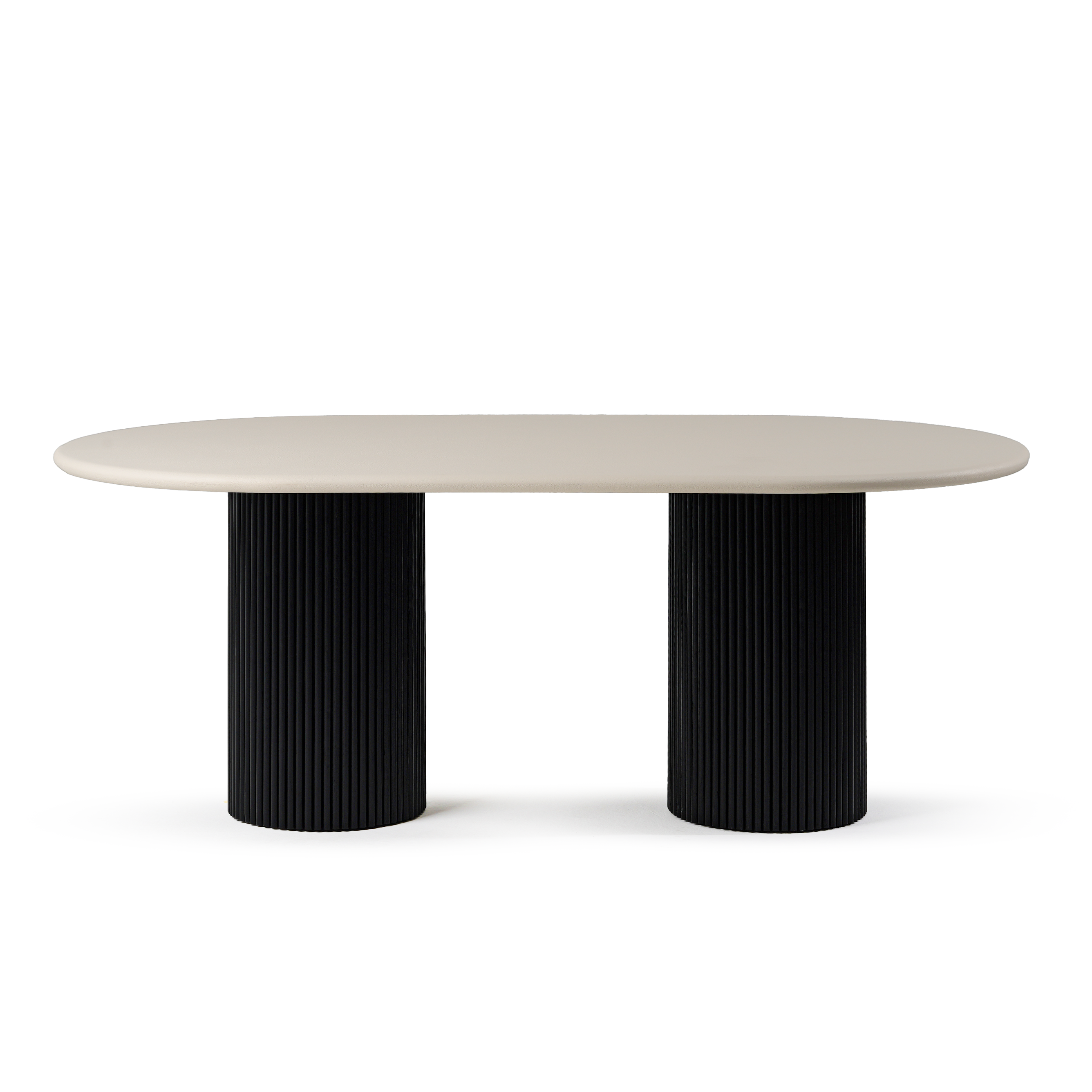 Flo Lino Black 6-Seater Dining Table
