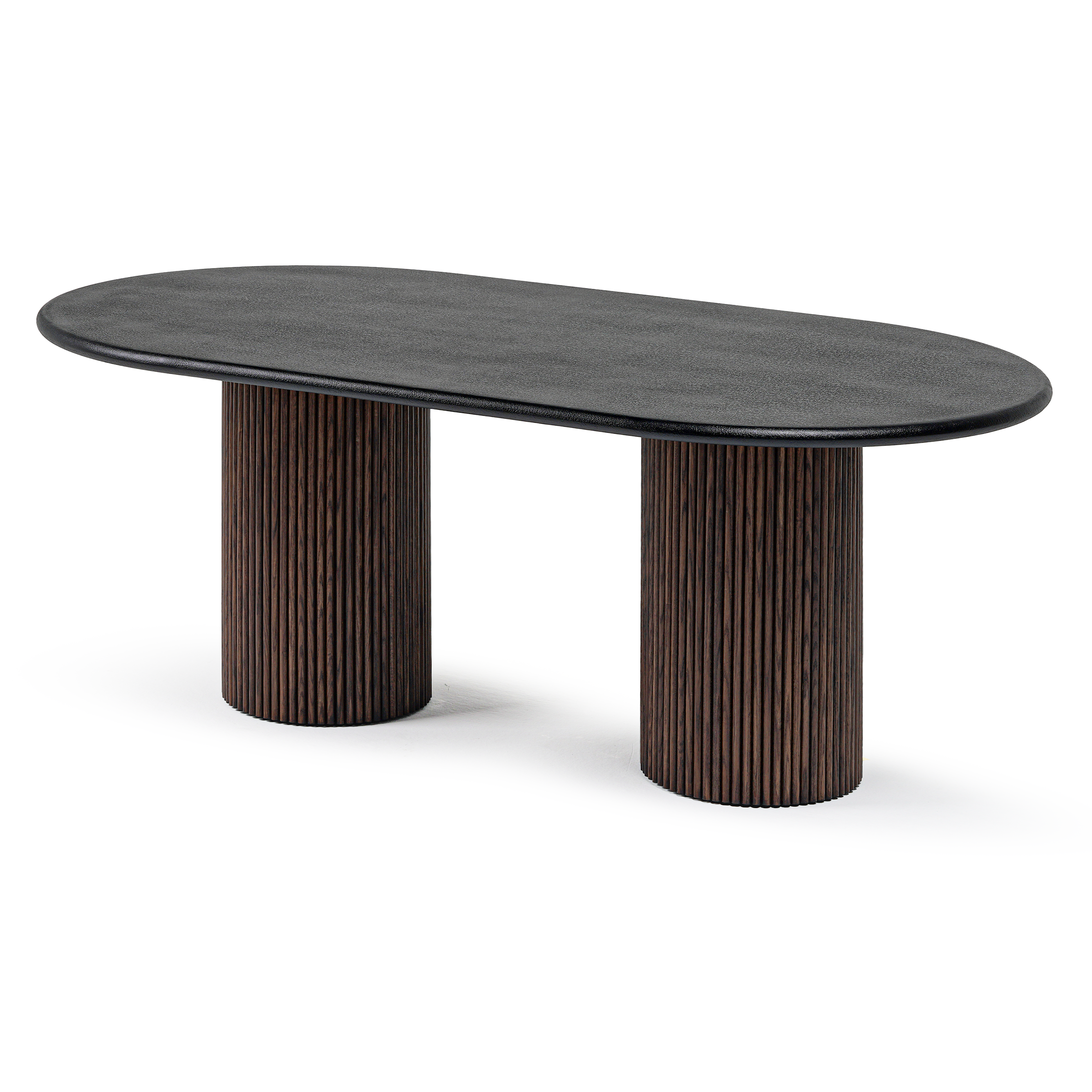 Flo Lino Walnut 6-Seater Dining Table