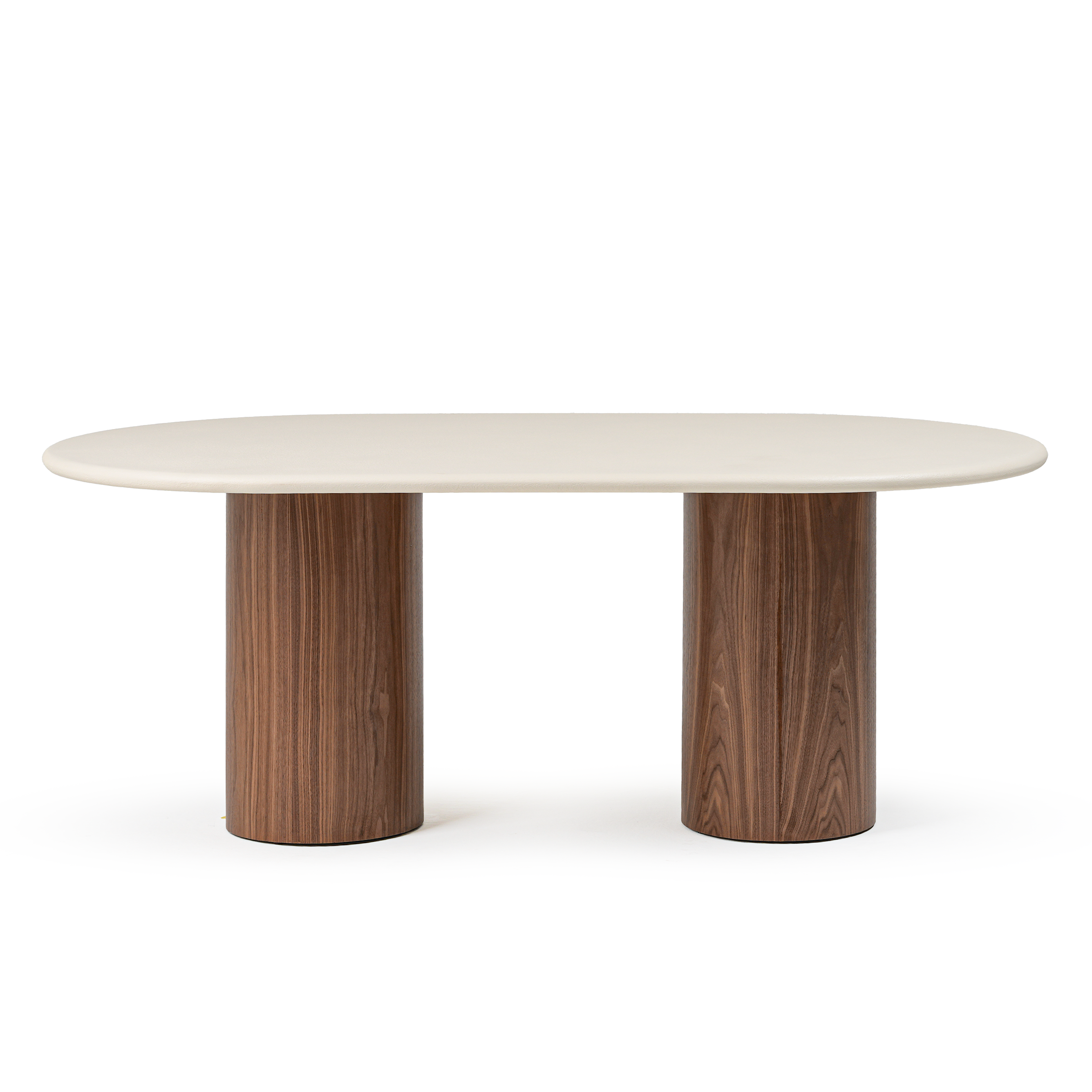 Flo Walnut 6-Seater Dining Table Veneer